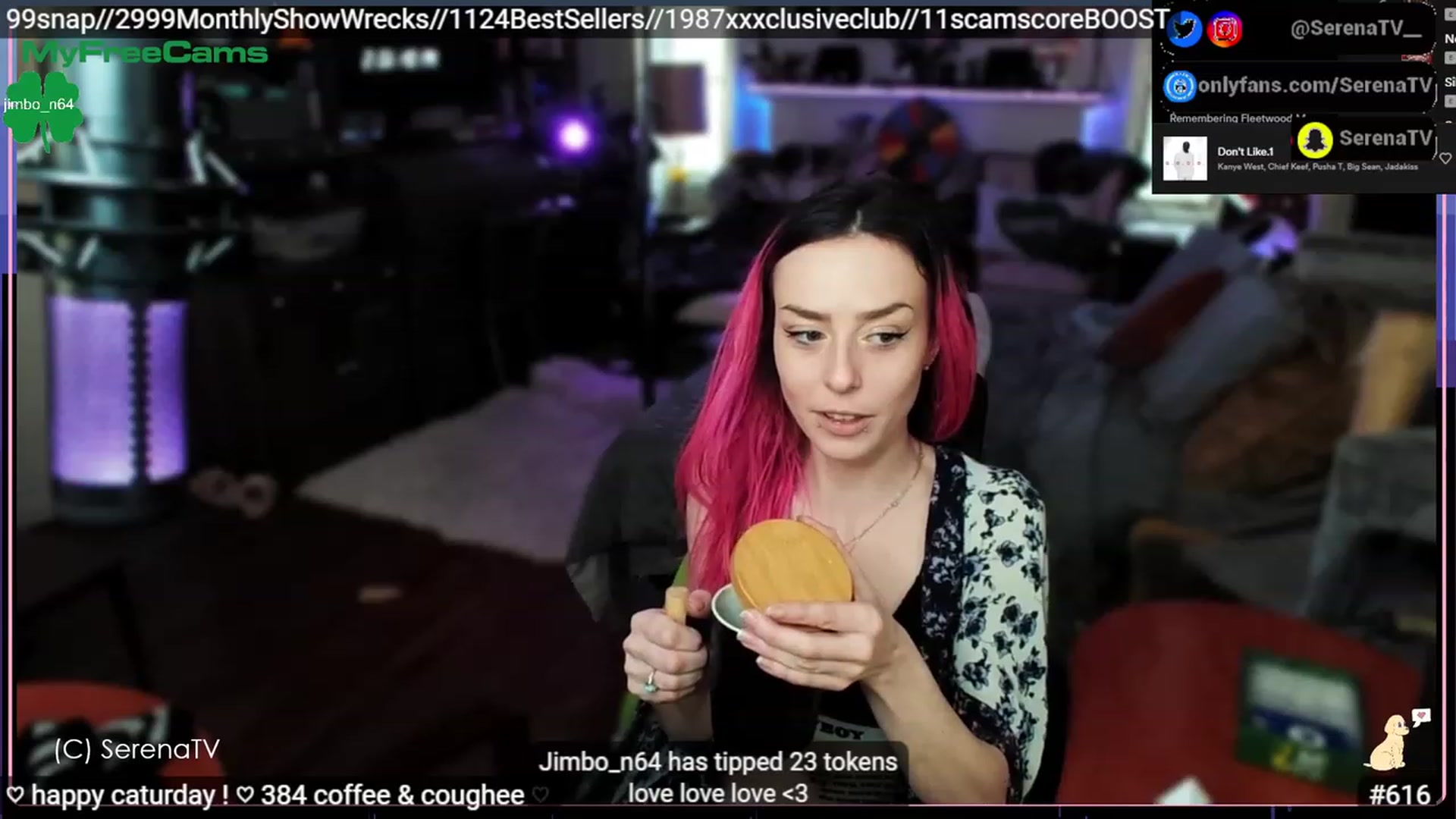 Gallery image thumbnail from serenatv's myfreecams stream on, 03/11/2023, 20:54 image 20 of 20