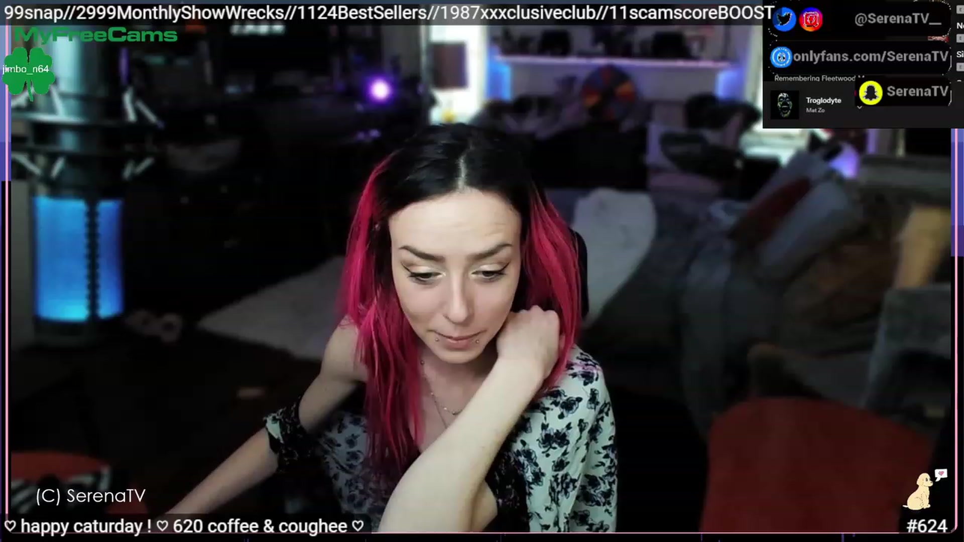 Gallery image thumbnail from serenatv's myfreecams stream on, 03/11/2023, 20:54 image 1 of 20