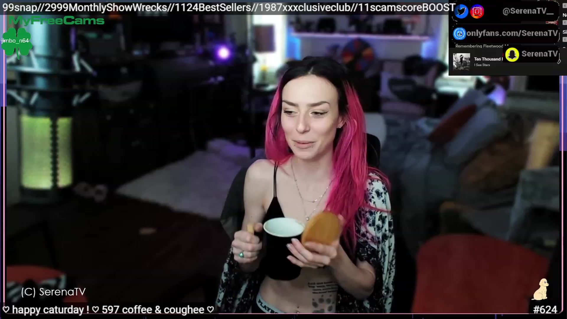 Gallery image thumbnail from serenatv's myfreecams stream on, 03/11/2023, 20:54 image 6 of 20