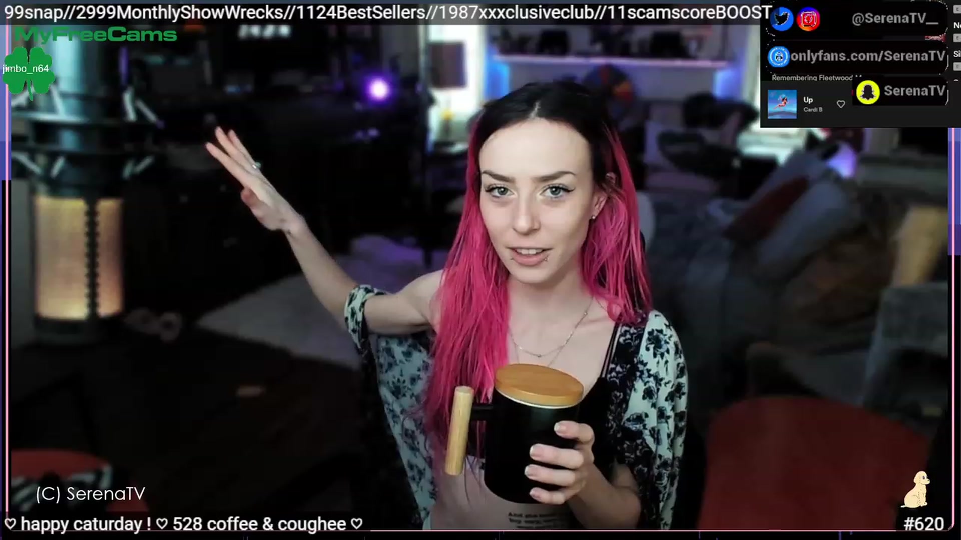 Gallery image thumbnail from serenatv's myfreecams stream on, 03/11/2023, 20:54 image 9 of 20