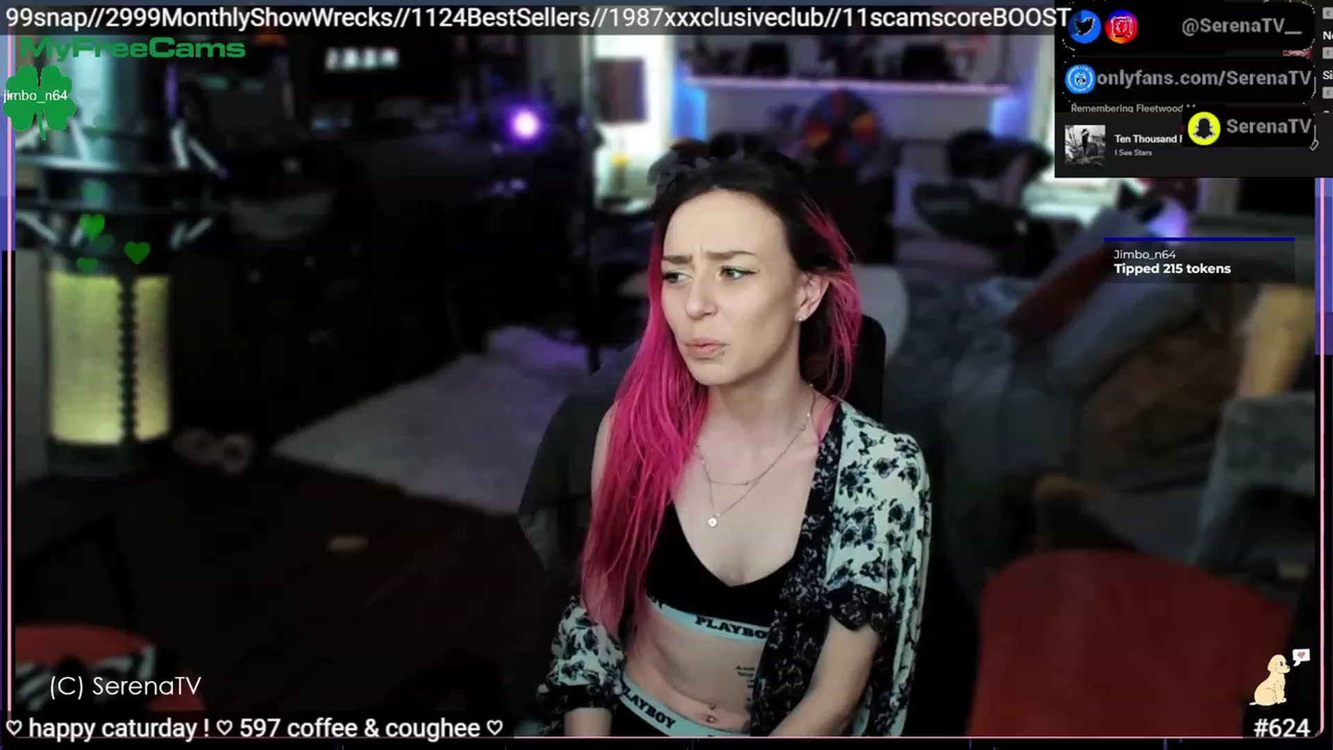 Gallery image thumbnail from serenatv's myfreecams stream on, 03/11/2023, 20:54 image 7 of 20