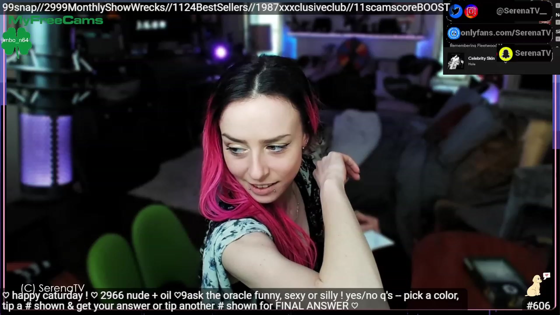 Gallery image thumbnail from serenatv's myfreecams stream on, 03/11/2023, 21:57 image 5 of 20