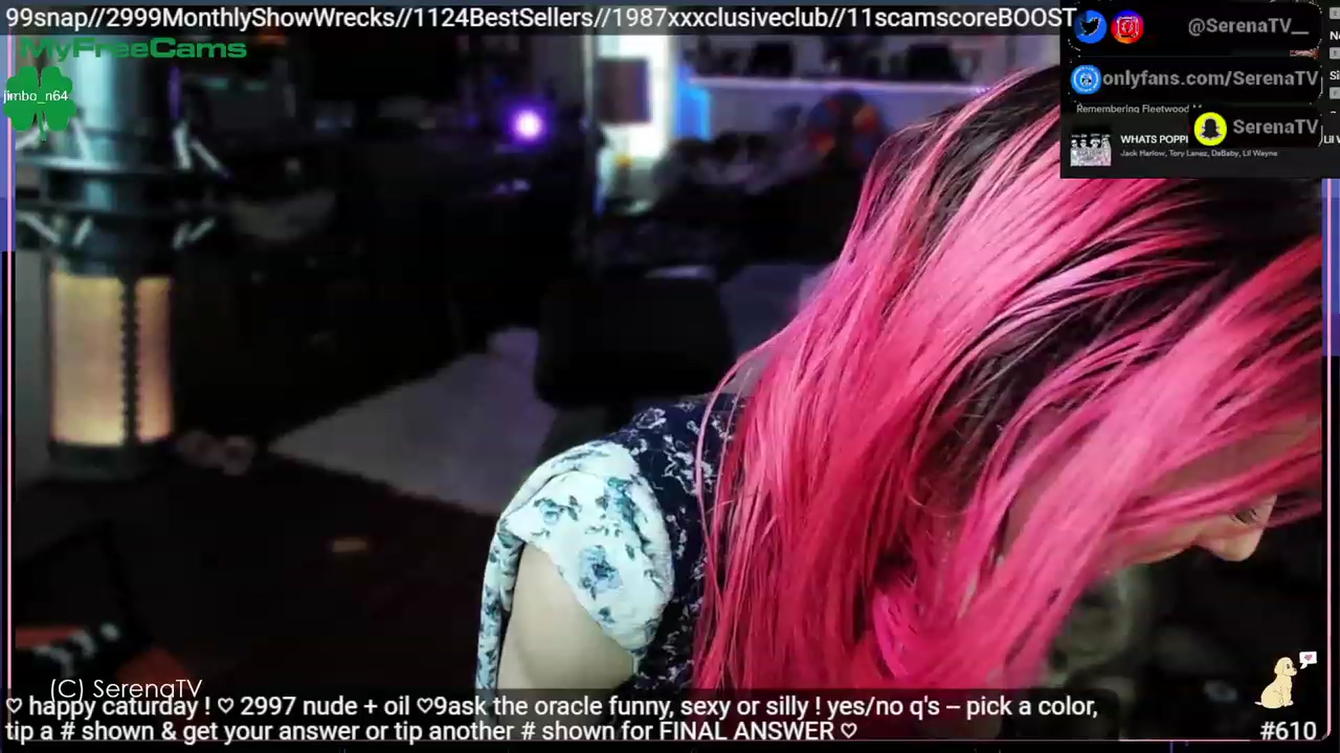 Gallery image thumbnail from serenatv's myfreecams stream on, 03/11/2023, 21:57 image 4 of 20