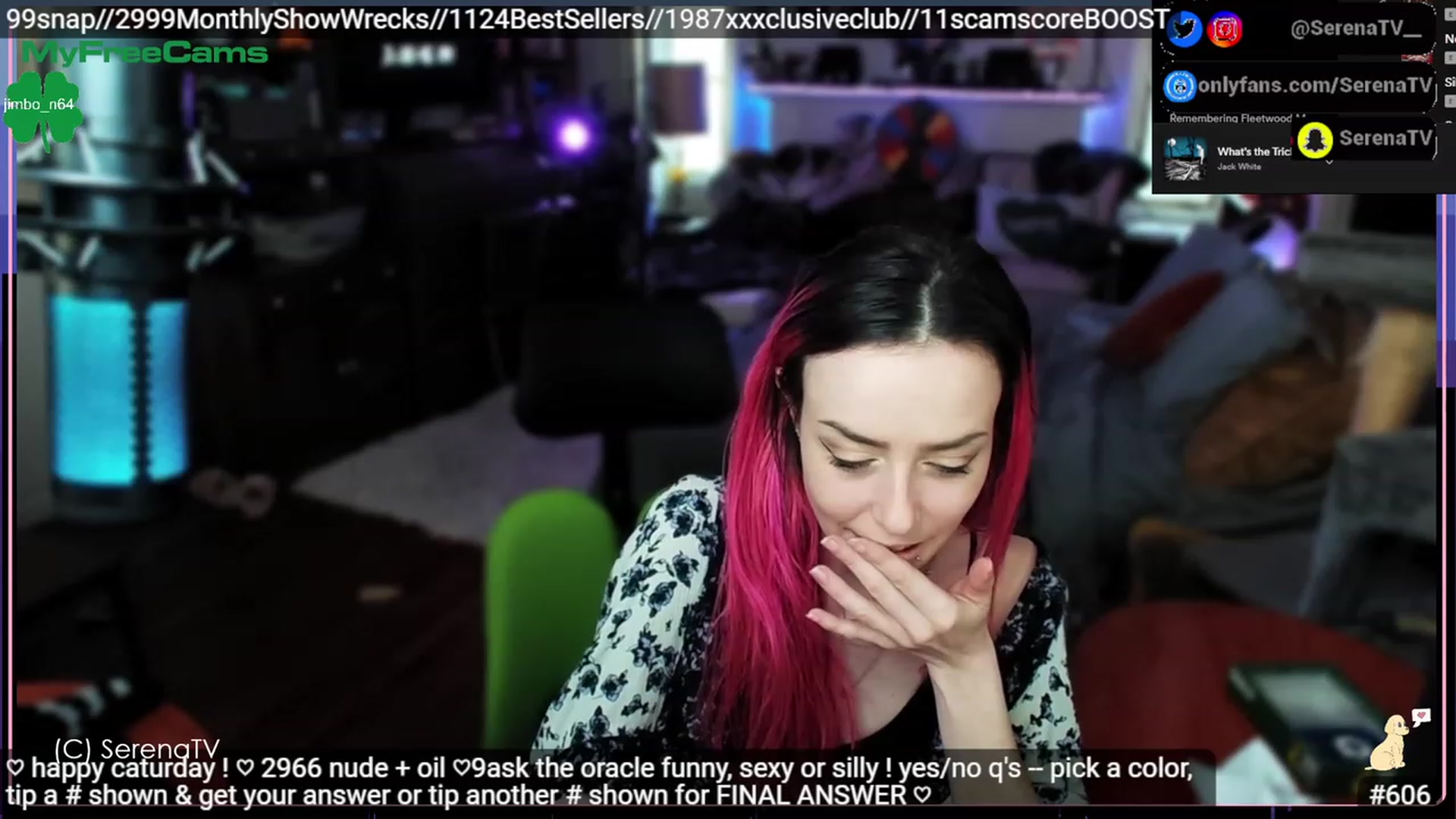 Gallery image thumbnail from serenatv's myfreecams stream on, 03/11/2023, 21:57 image 6 of 20