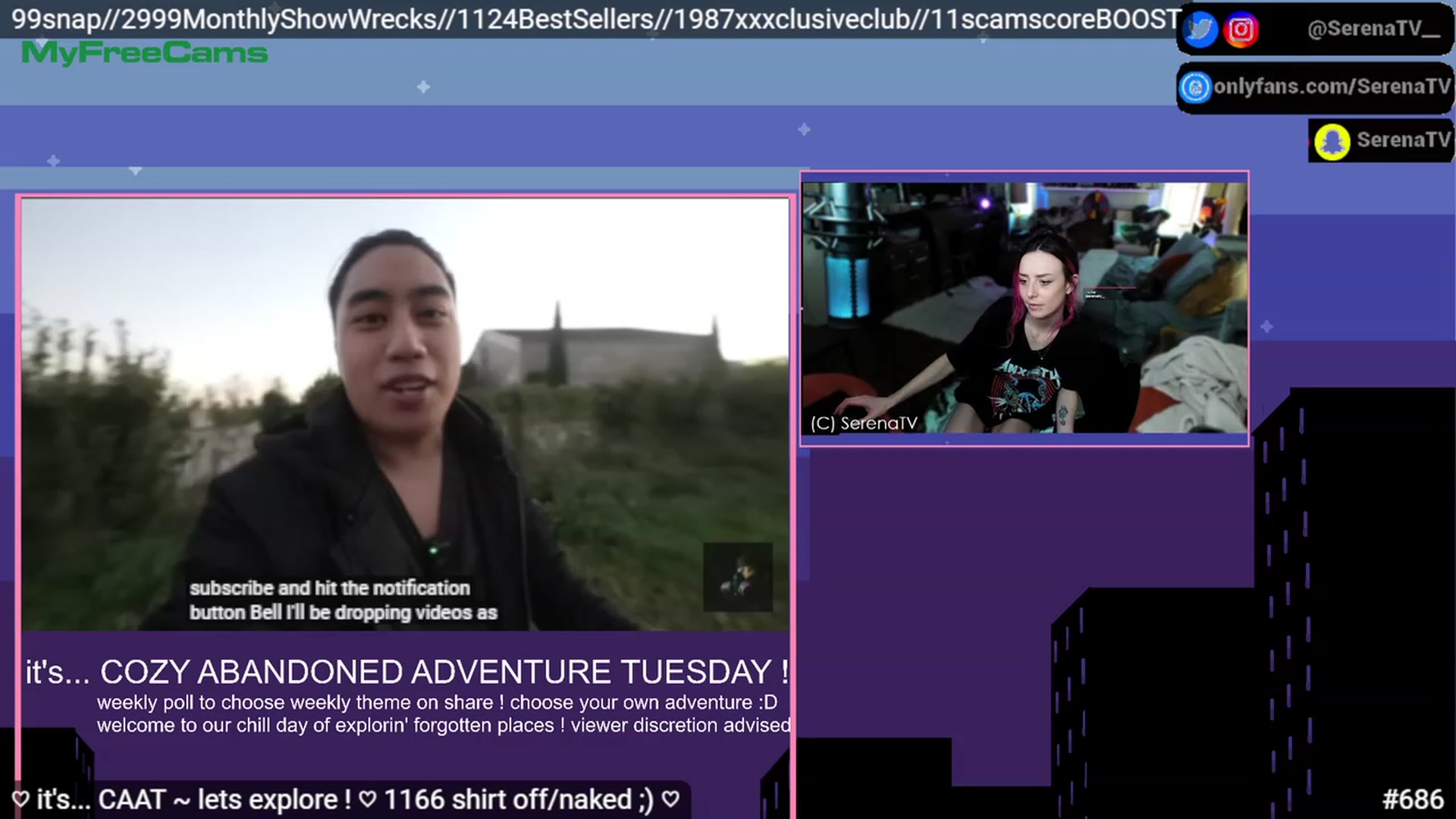 Gallery image thumbnail from serenatv's myfreecams stream on, 03/14/2023, 20:52 image 17 of 20