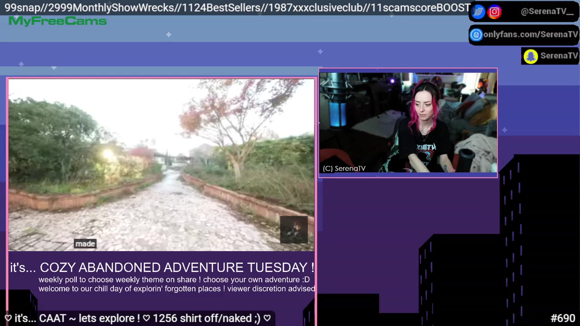 Gallery image thumbnail from serenatv's myfreecams stream on, 03/14/2023, 20:52 image 16 of 20