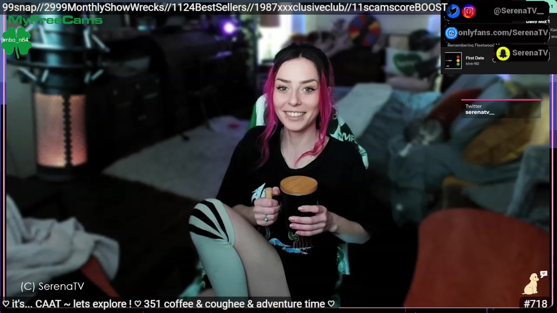 Gallery image thumbnail from serenatv's myfreecams stream on, 03/14/2023, 20:52 image 2 of 20