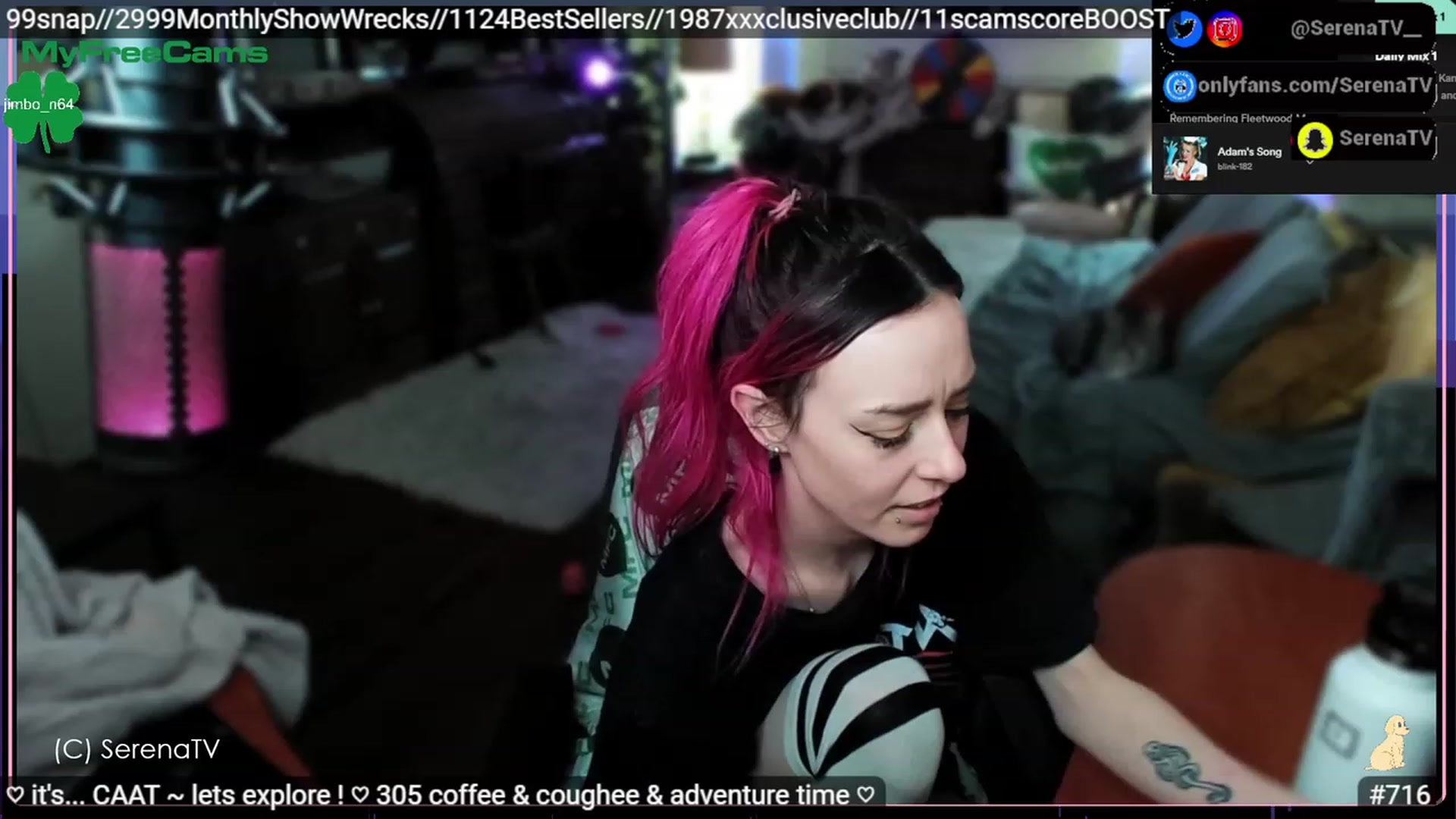 Gallery image thumbnail from serenatv's myfreecams stream on, 03/14/2023, 20:52 image 3 of 20