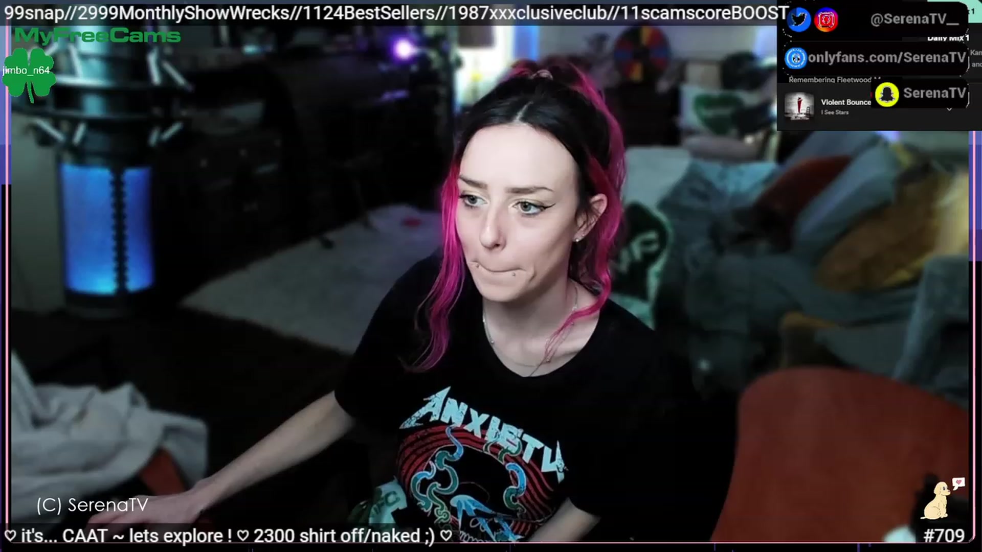 Gallery image thumbnail from serenatv's myfreecams stream on, 03/14/2023, 20:52 image 6 of 20