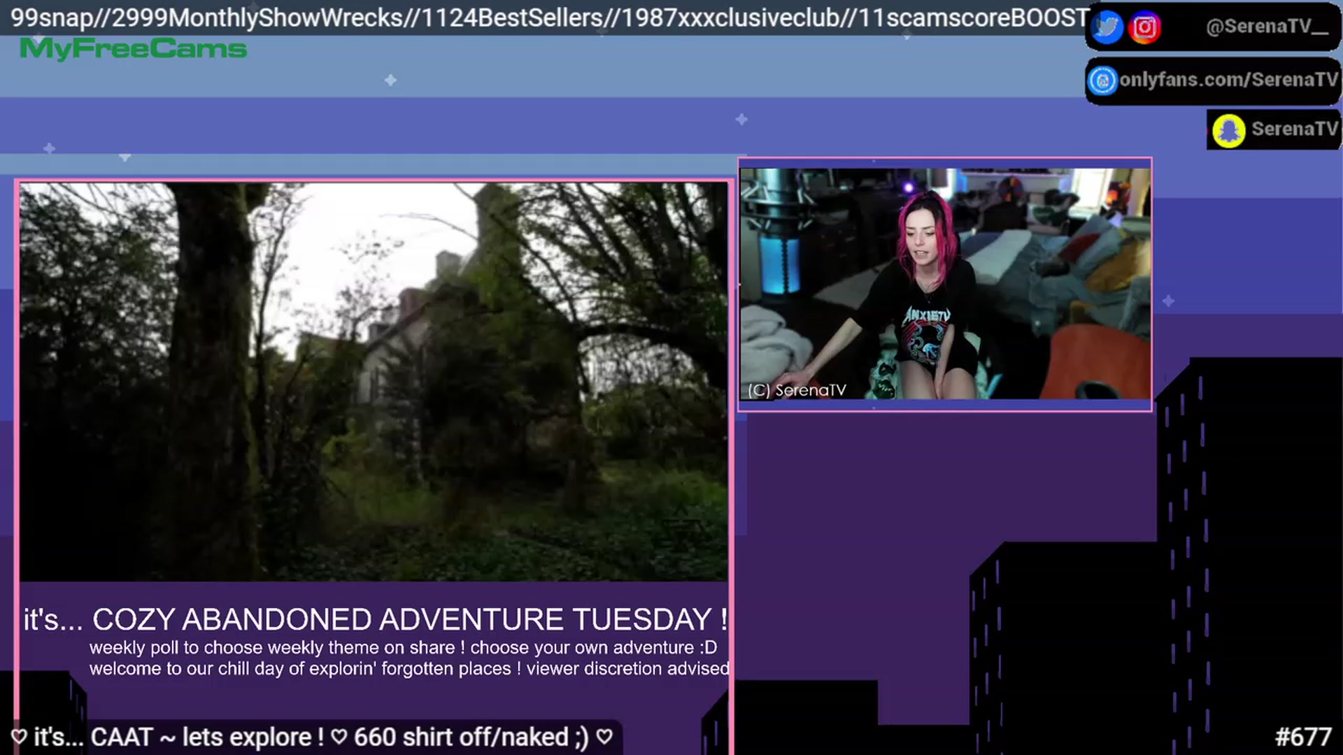 Gallery image thumbnail from serenatv's myfreecams stream on, 03/14/2023, 21:16 image 18 of 20