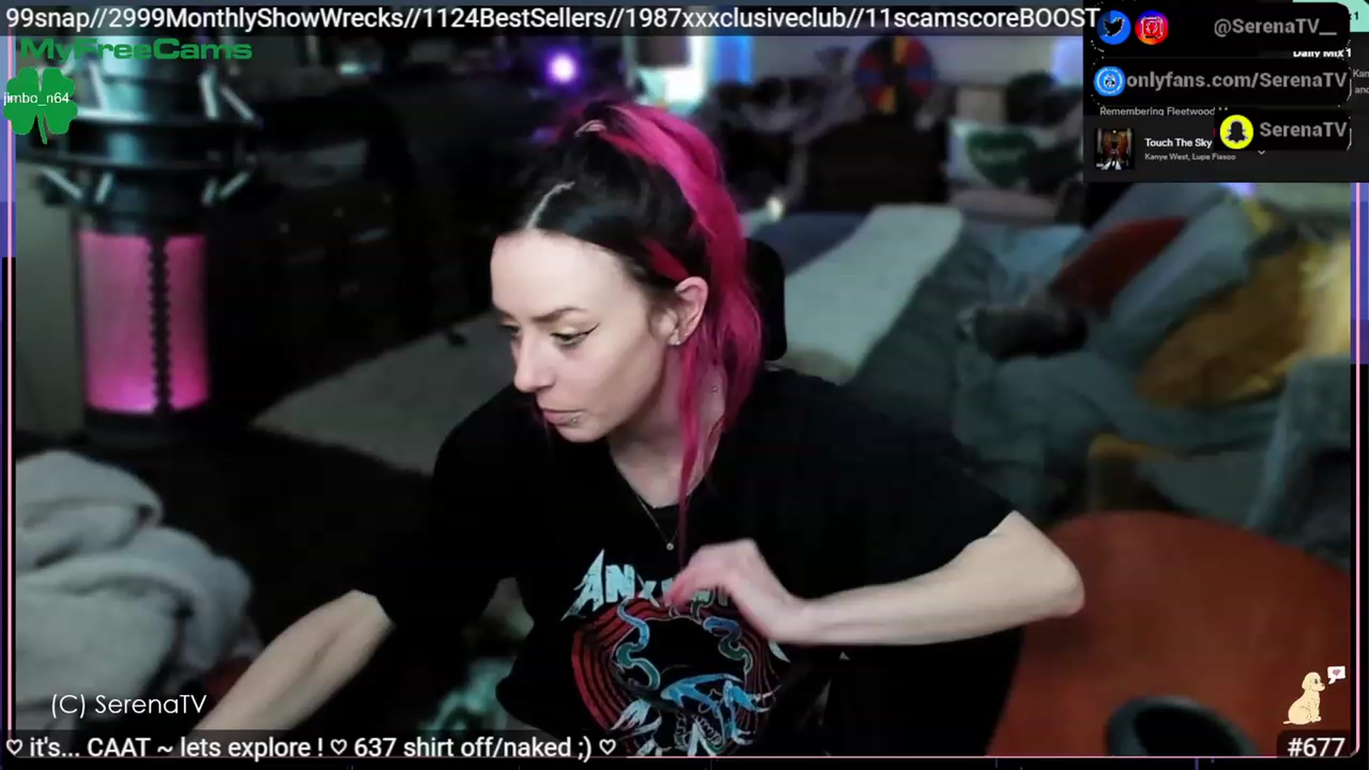 Gallery image thumbnail from serenatv's myfreecams stream on, 03/14/2023, 21:16 image 20 of 20