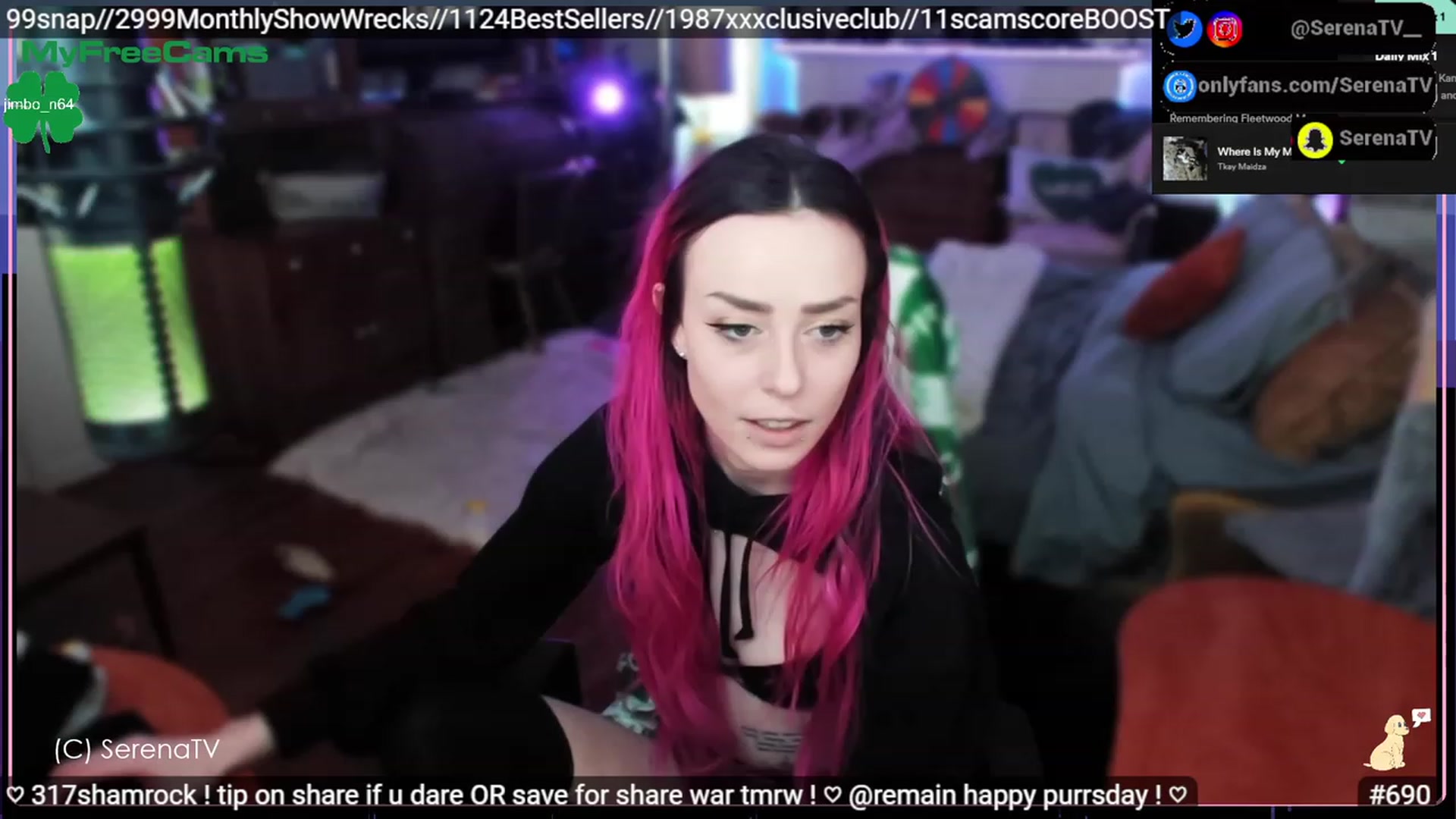 Gallery image thumbnail from serenatv's myfreecams stream on, 03/16/2023, 20:24 image 14 of 20