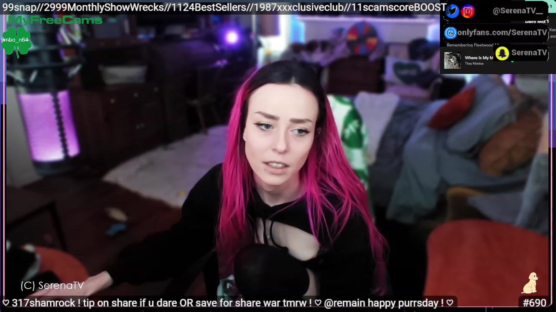 Gallery image thumbnail from serenatv's myfreecams stream on, 03/16/2023, 20:24 image 19 of 20
