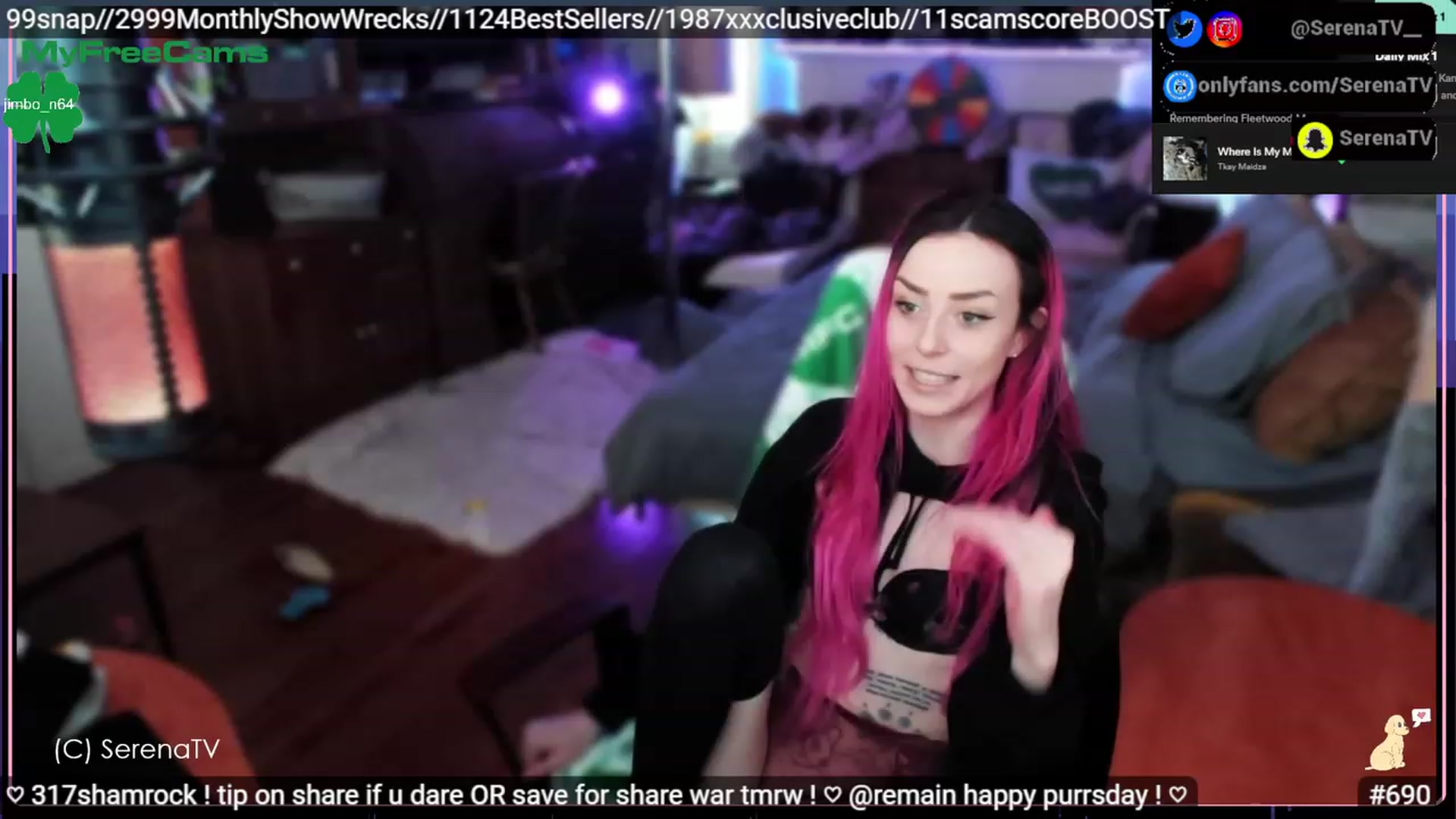 Gallery image thumbnail from serenatv's myfreecams stream on, 03/16/2023, 20:24 image 11 of 20