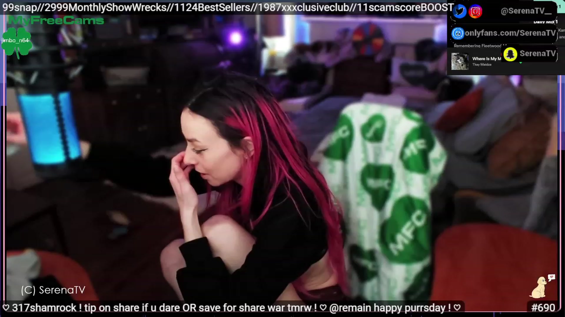 Gallery image thumbnail from serenatv's myfreecams stream on, 03/16/2023, 20:24 image 9 of 20