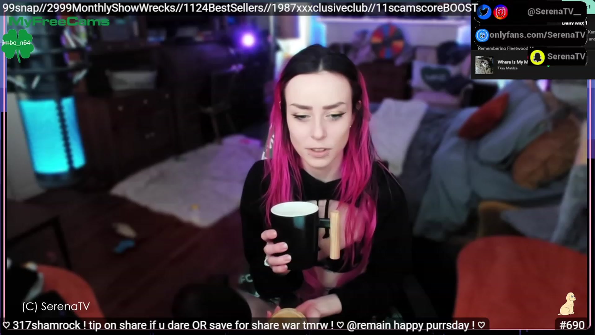 Gallery image thumbnail from serenatv's myfreecams stream on, 03/16/2023, 20:24 image 13 of 20