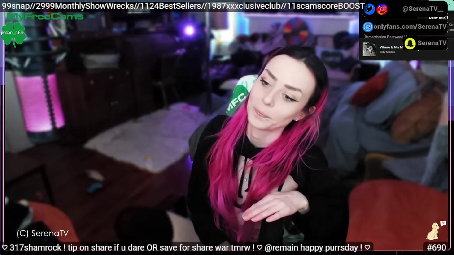 Gallery image thumbnail from serenatv's myfreecams stream on, 03/16/2023, 20:24 image 15 of 20