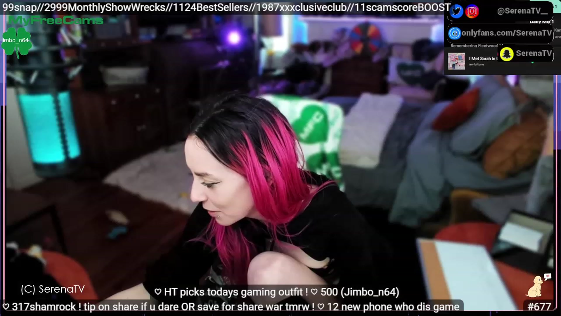 Gallery image thumbnail from serenatv's myfreecams stream on, 03/16/2023, 21:14 image 12 of 20