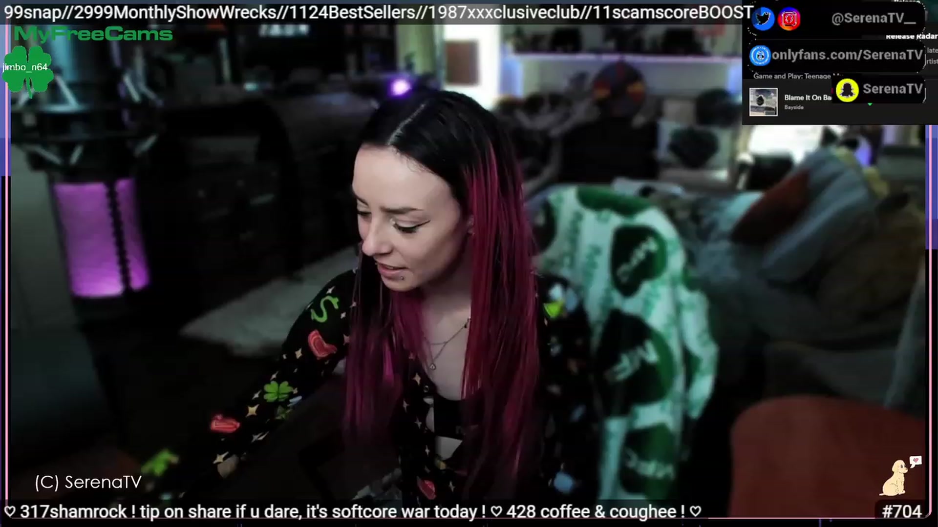 Gallery image thumbnail from serenatv's myfreecams stream on, 03/17/2023, 20:24 image 5 of 20
