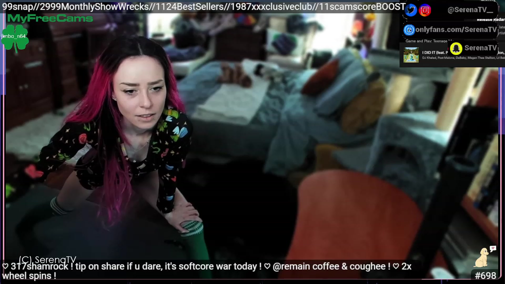 Gallery image thumbnail from serenatv's myfreecams stream on, 03/17/2023, 20:24 image 9 of 20