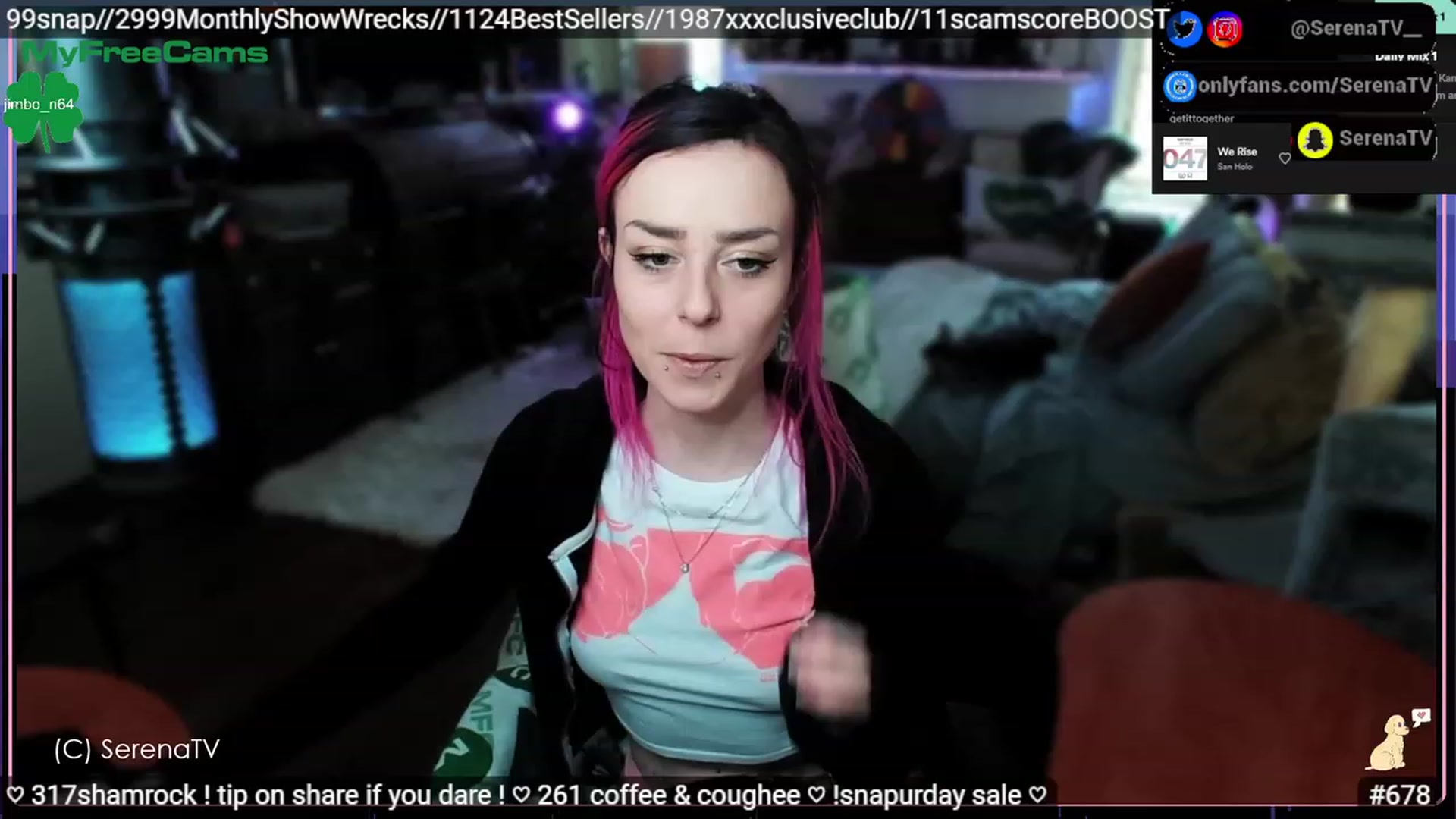 Gallery image thumbnail from serenatv's myfreecams stream on, 03/18/2023, 19:56 image 8 of 20