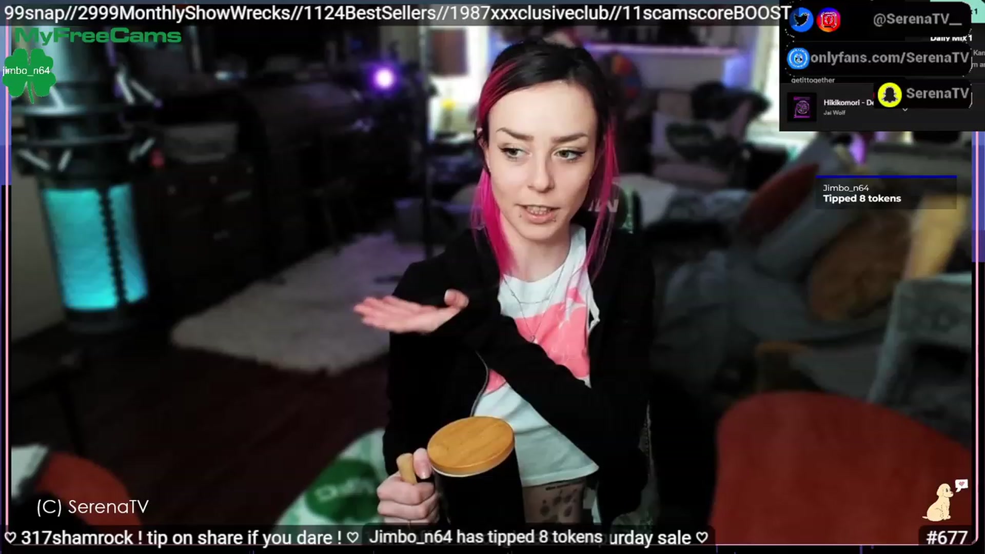 Gallery image thumbnail from serenatv's myfreecams stream on, 03/18/2023, 19:56 image 10 of 20