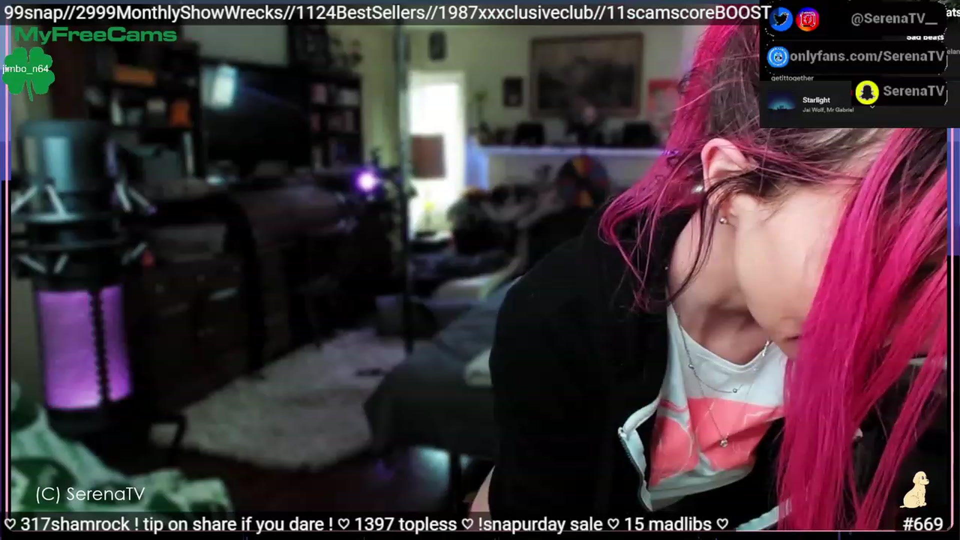 Gallery image thumbnail from serenatv's myfreecams stream on, 03/18/2023, 19:56 image 20 of 20