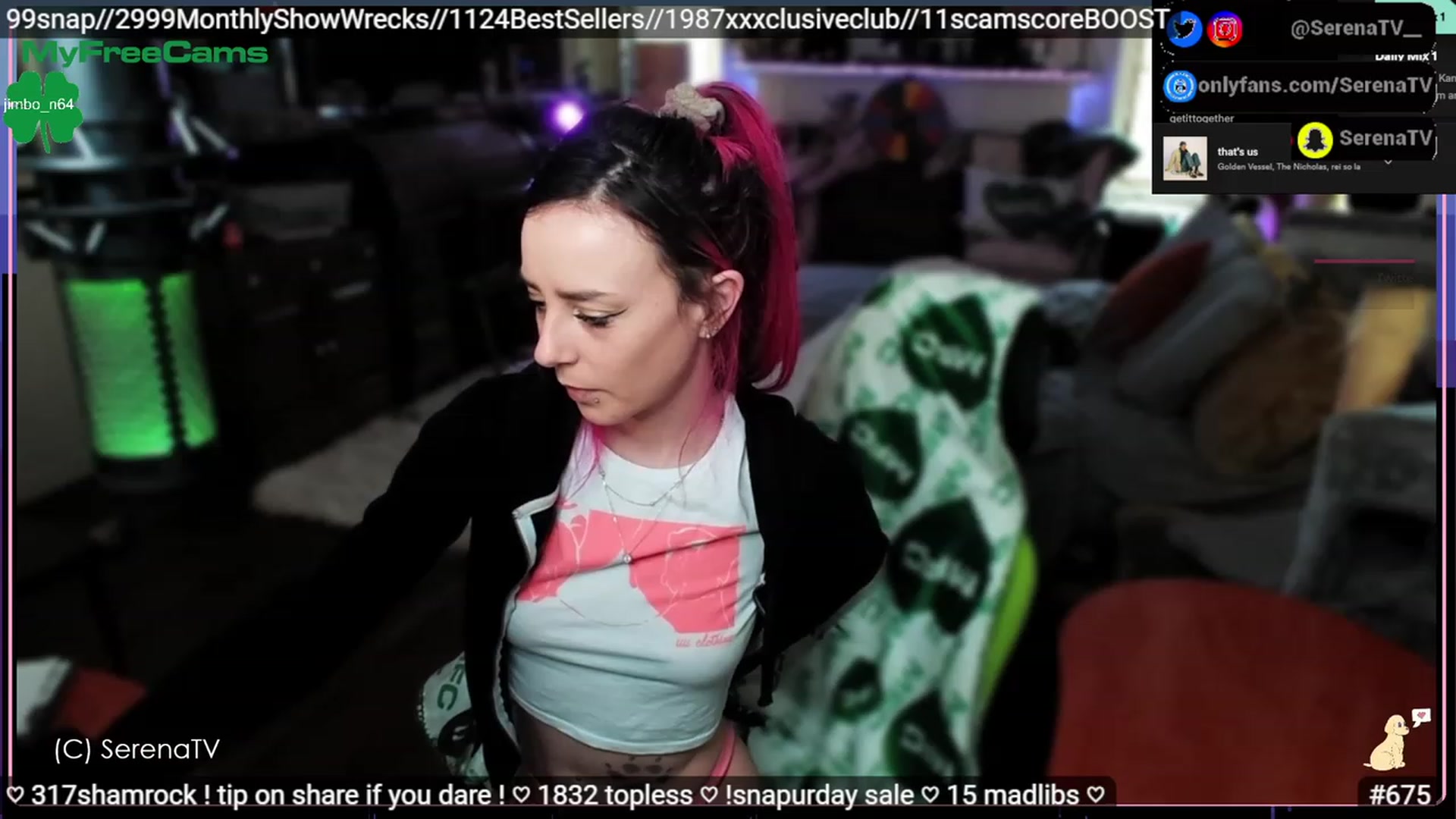 Gallery image thumbnail from serenatv's myfreecams stream on, 03/18/2023, 19:56 image 12 of 20