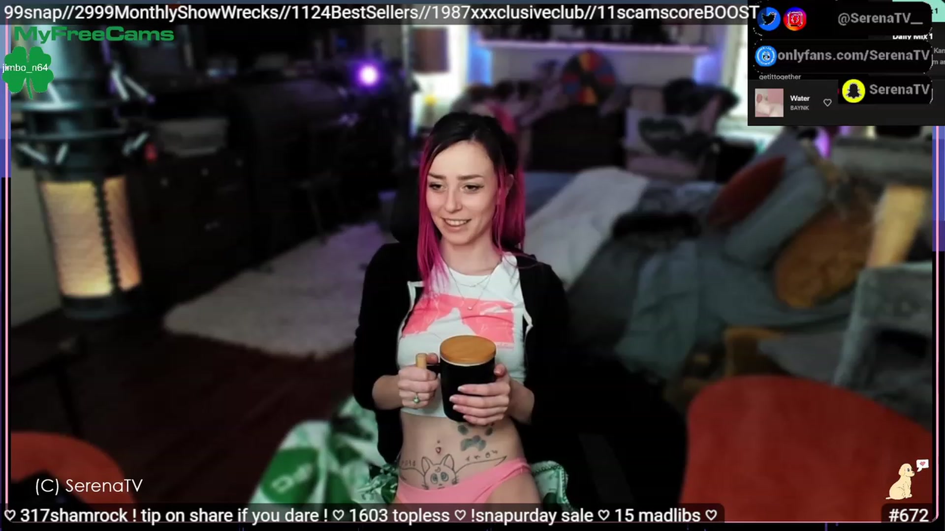 Gallery image thumbnail from serenatv's myfreecams stream on, 03/18/2023, 19:56 image 16 of 20