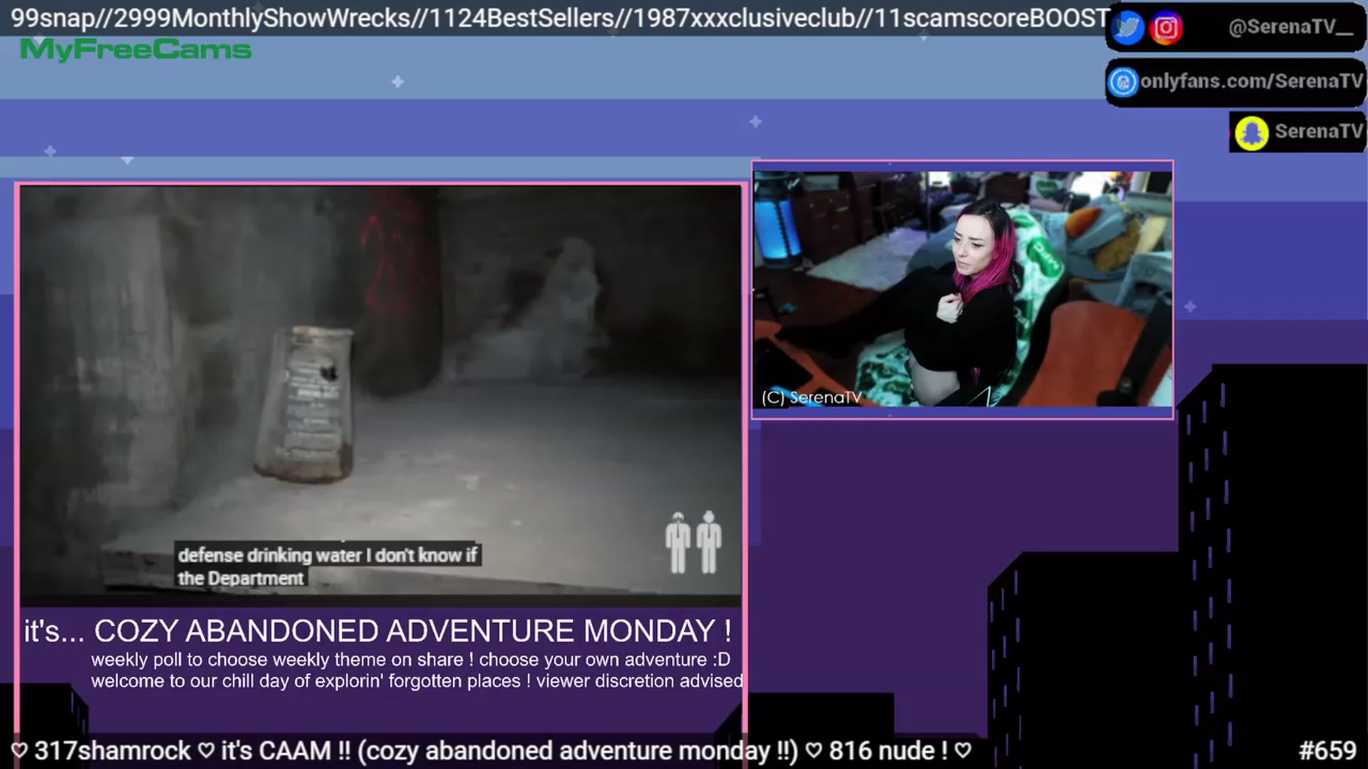 Gallery image thumbnail from serenatv's myfreecams stream on, 03/20/2023, 19:10 image 11 of 20