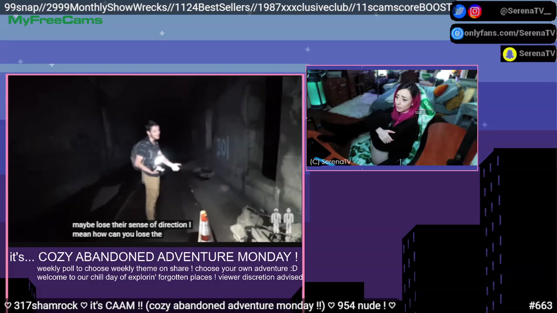 Gallery image thumbnail from serenatv's myfreecams stream on, 03/20/2023, 19:10 image 9 of 20