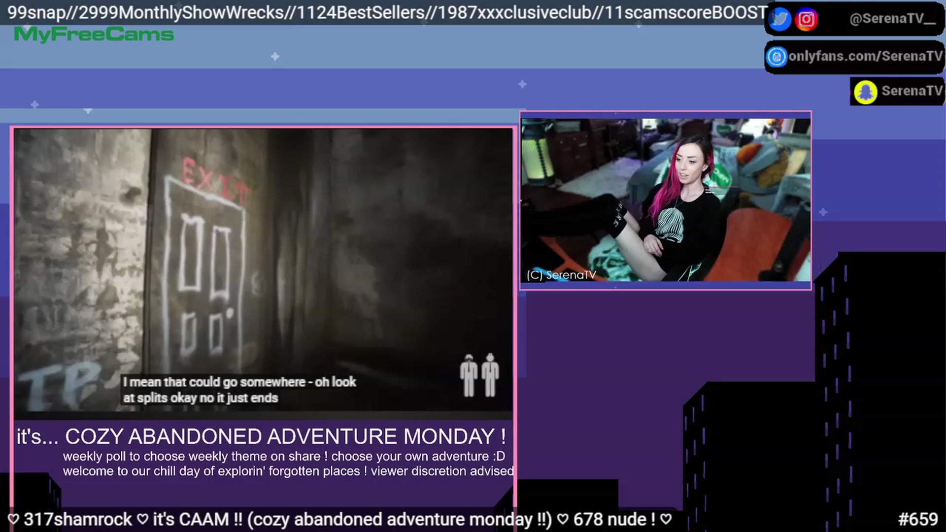 Gallery image thumbnail from serenatv's myfreecams stream on, 03/20/2023, 19:10 image 14 of 20