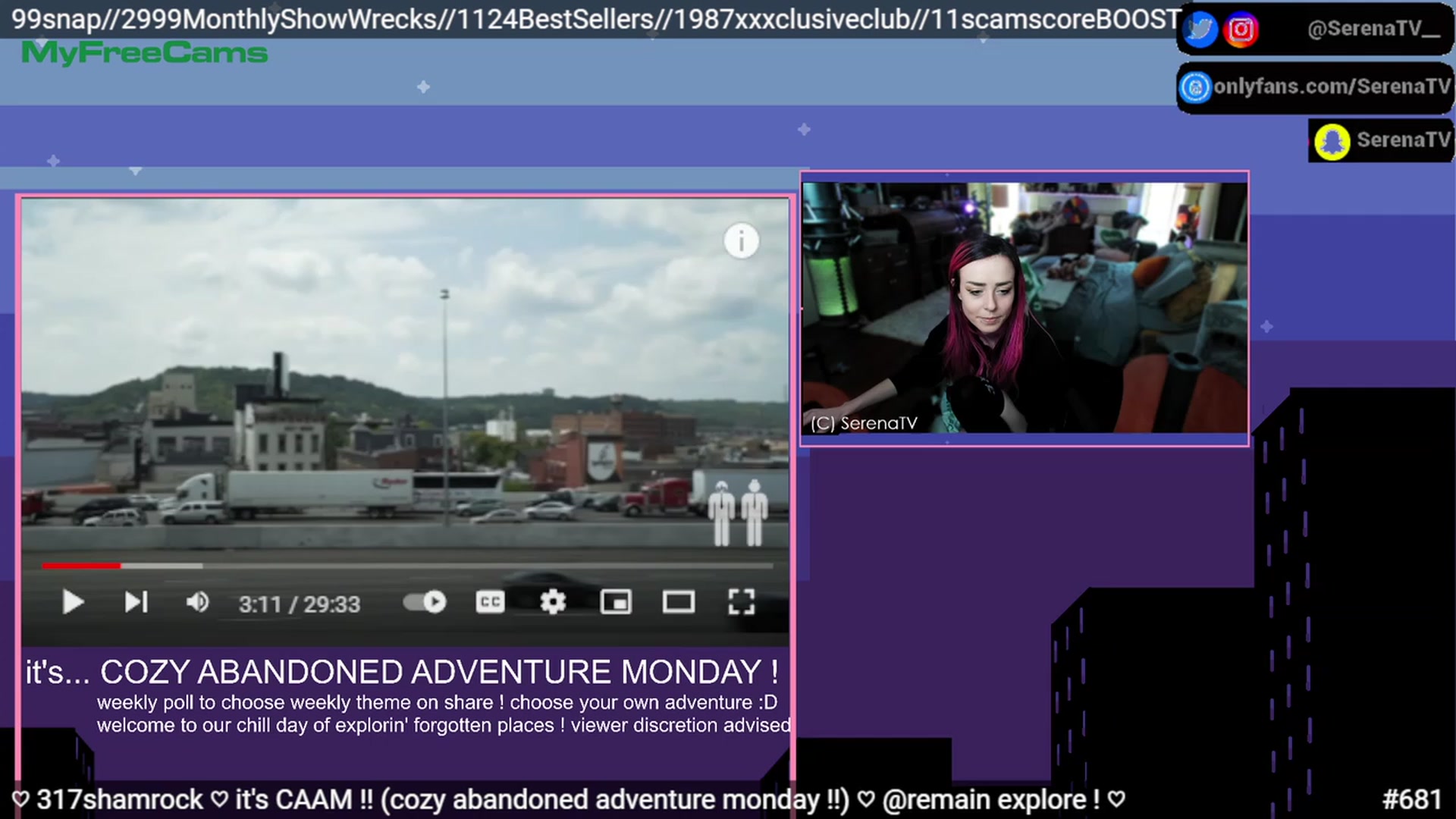 Gallery image thumbnail from serenatv's myfreecams stream on, 03/20/2023, 19:10 image 3 of 20