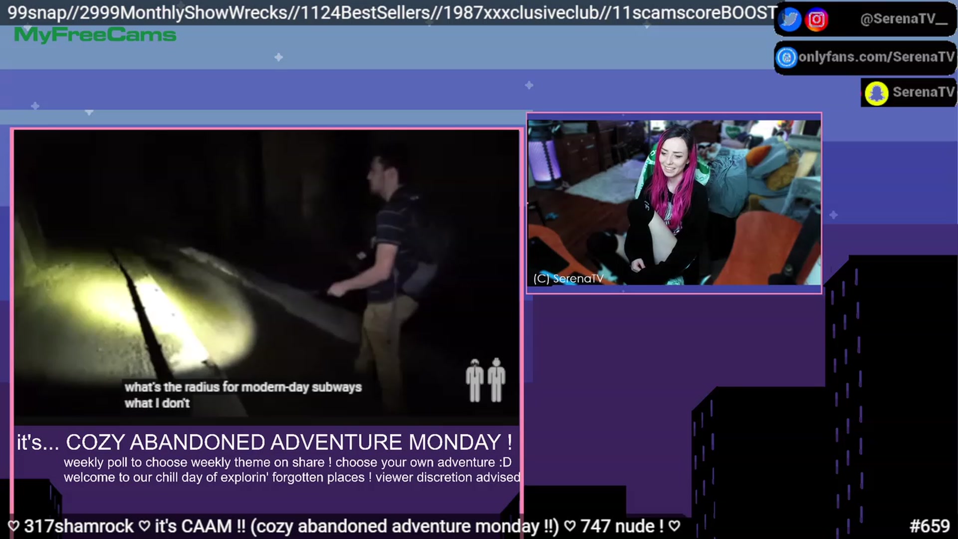 Gallery image thumbnail from serenatv's myfreecams stream on, 03/20/2023, 19:10 image 12 of 20