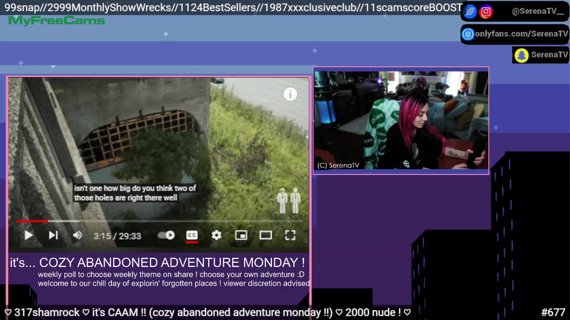 Gallery image thumbnail from serenatv's myfreecams stream on, 03/20/2023, 19:10 image 5 of 20