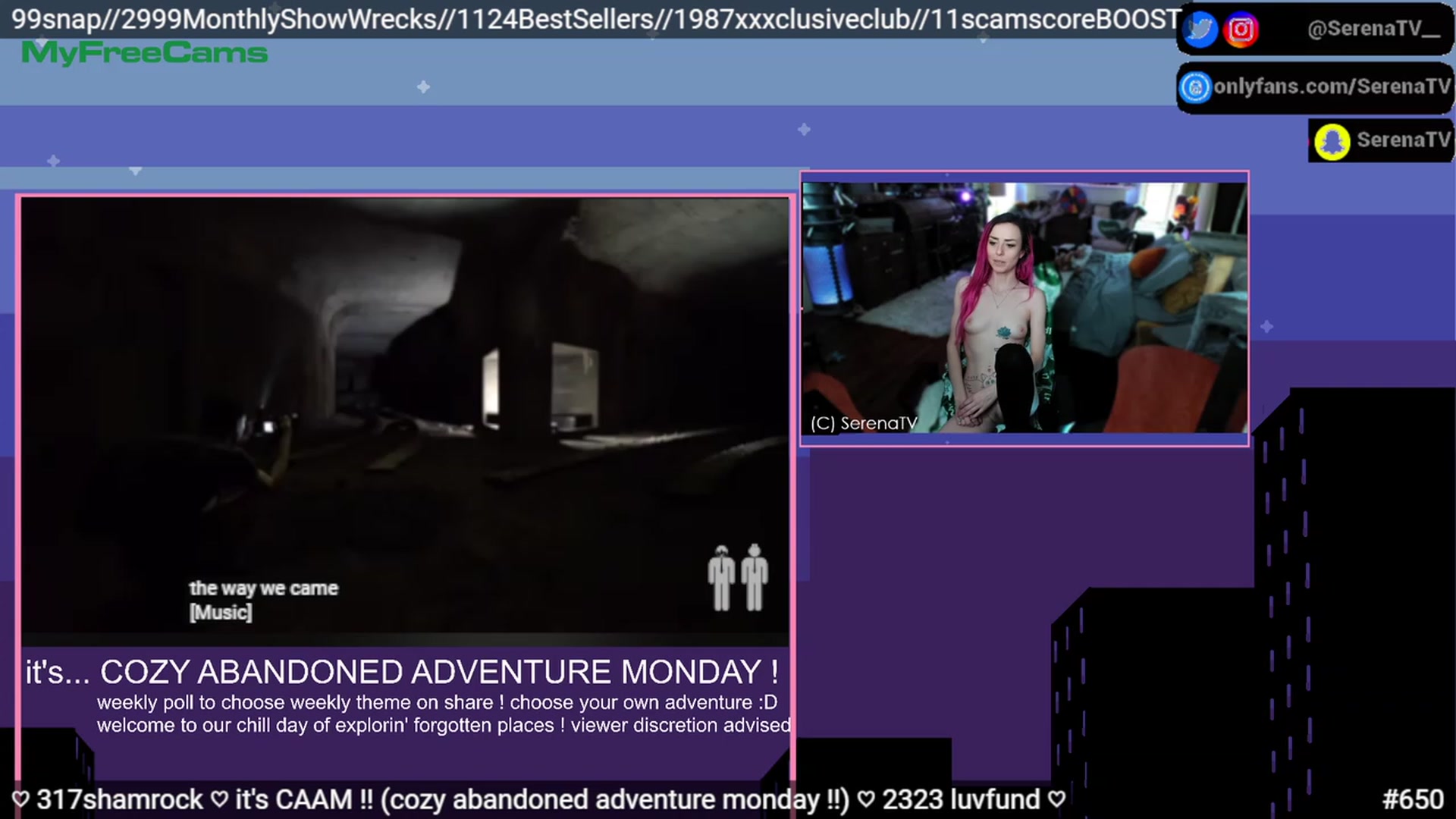 Gallery image thumbnail from serenatv's myfreecams stream on, 03/20/2023, 19:10 image 17 of 20