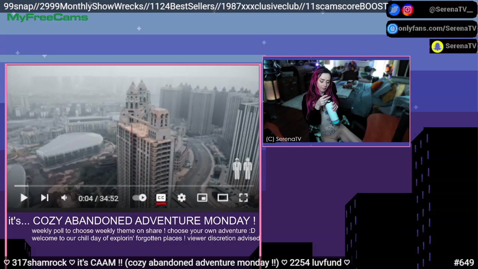 Gallery image thumbnail from serenatv's myfreecams stream on, 03/20/2023, 19:10 image 19 of 20
