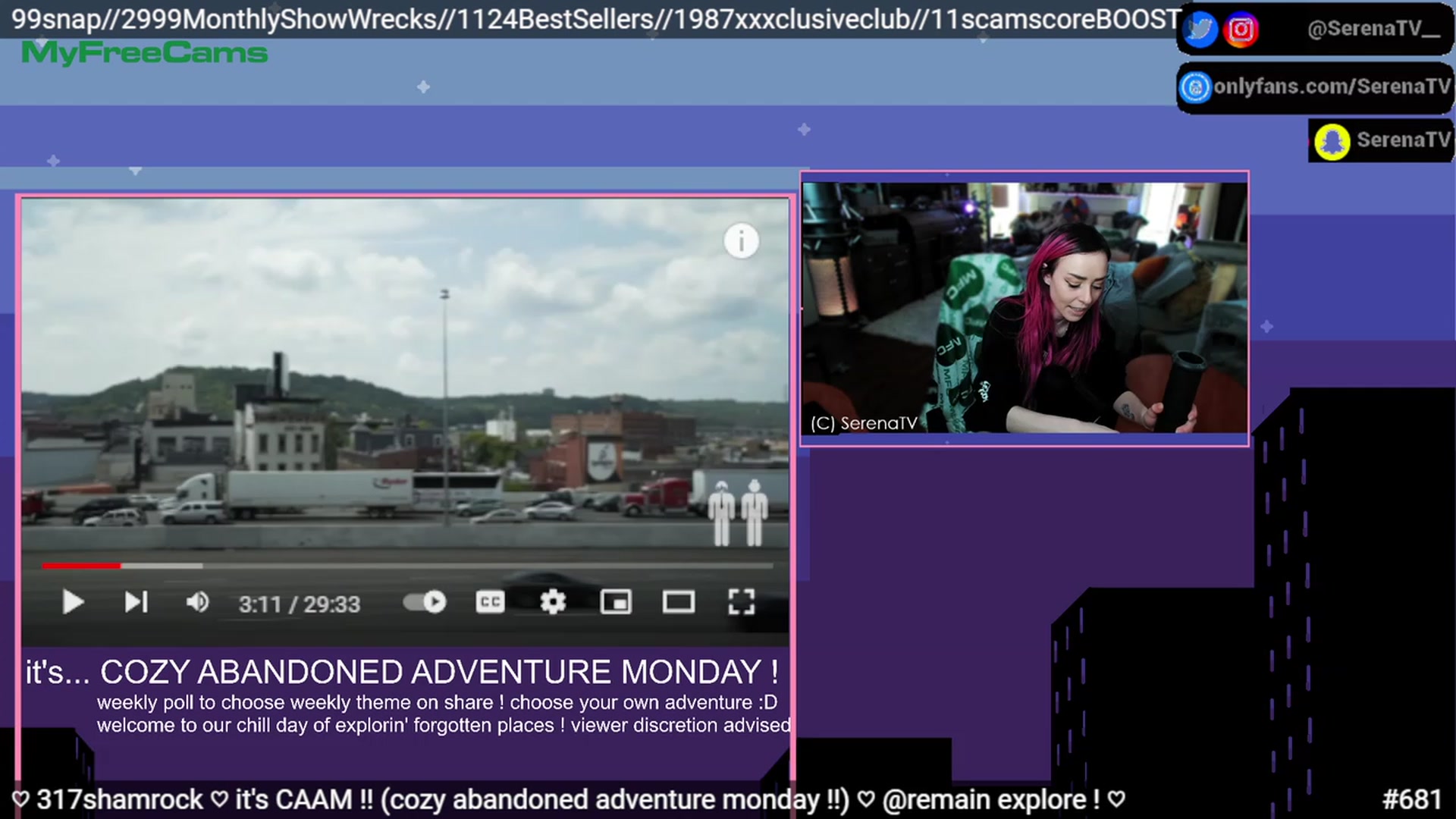 Gallery image thumbnail from serenatv's myfreecams stream on, 03/20/2023, 19:10 image 2 of 20