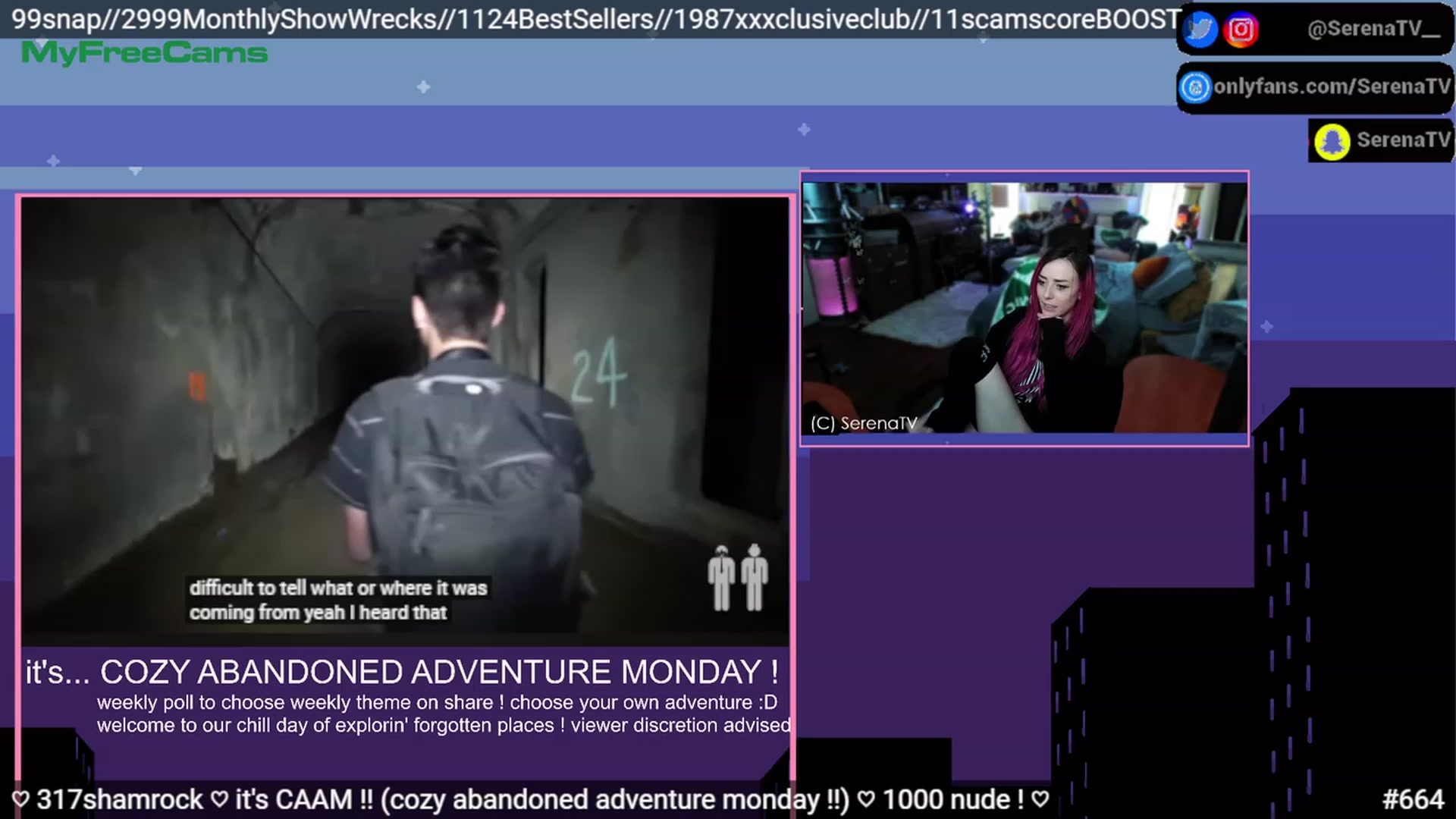 Gallery image thumbnail from serenatv's myfreecams stream on, 03/20/2023, 19:10 image 7 of 20