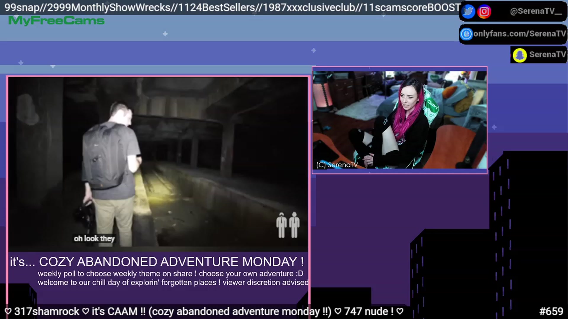 Gallery image thumbnail from serenatv's myfreecams stream on, 03/20/2023, 19:10 image 13 of 20