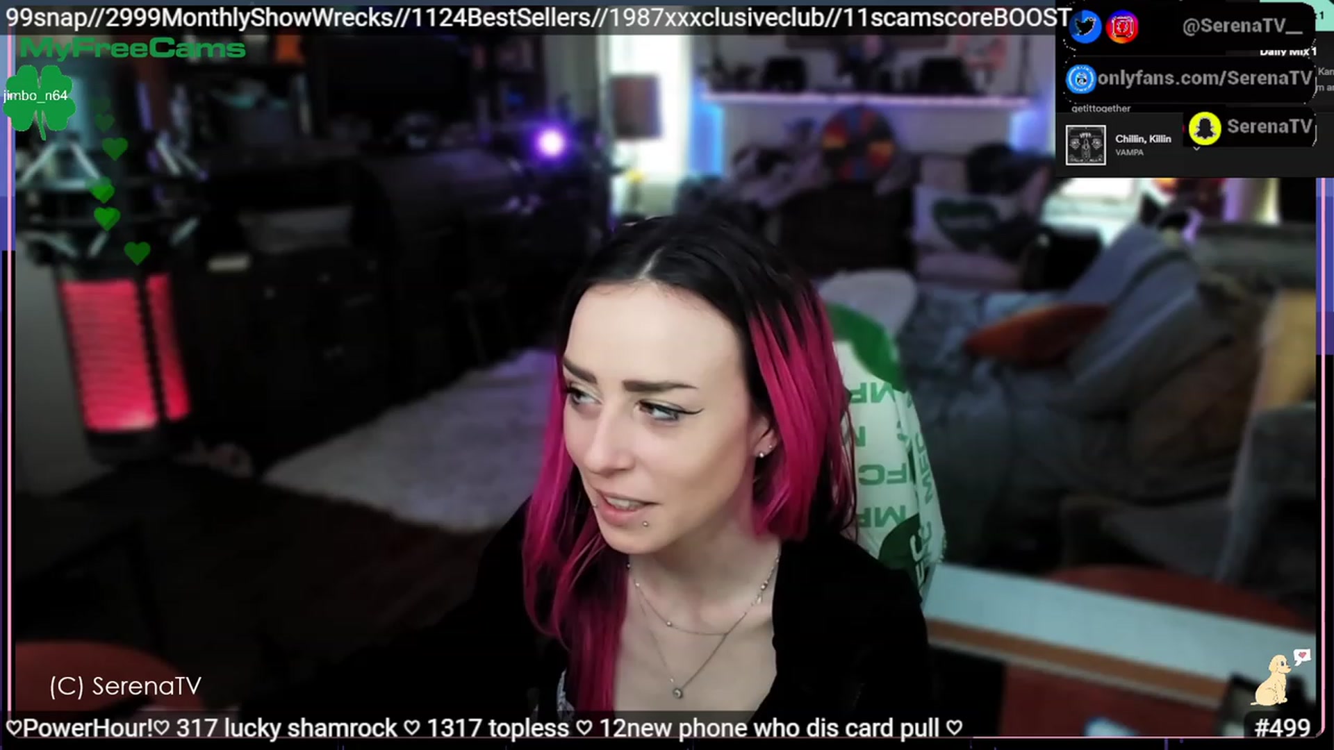 Gallery image thumbnail from serenatv's myfreecams stream on, 03/22/2023, 20:06 image 3 of 20