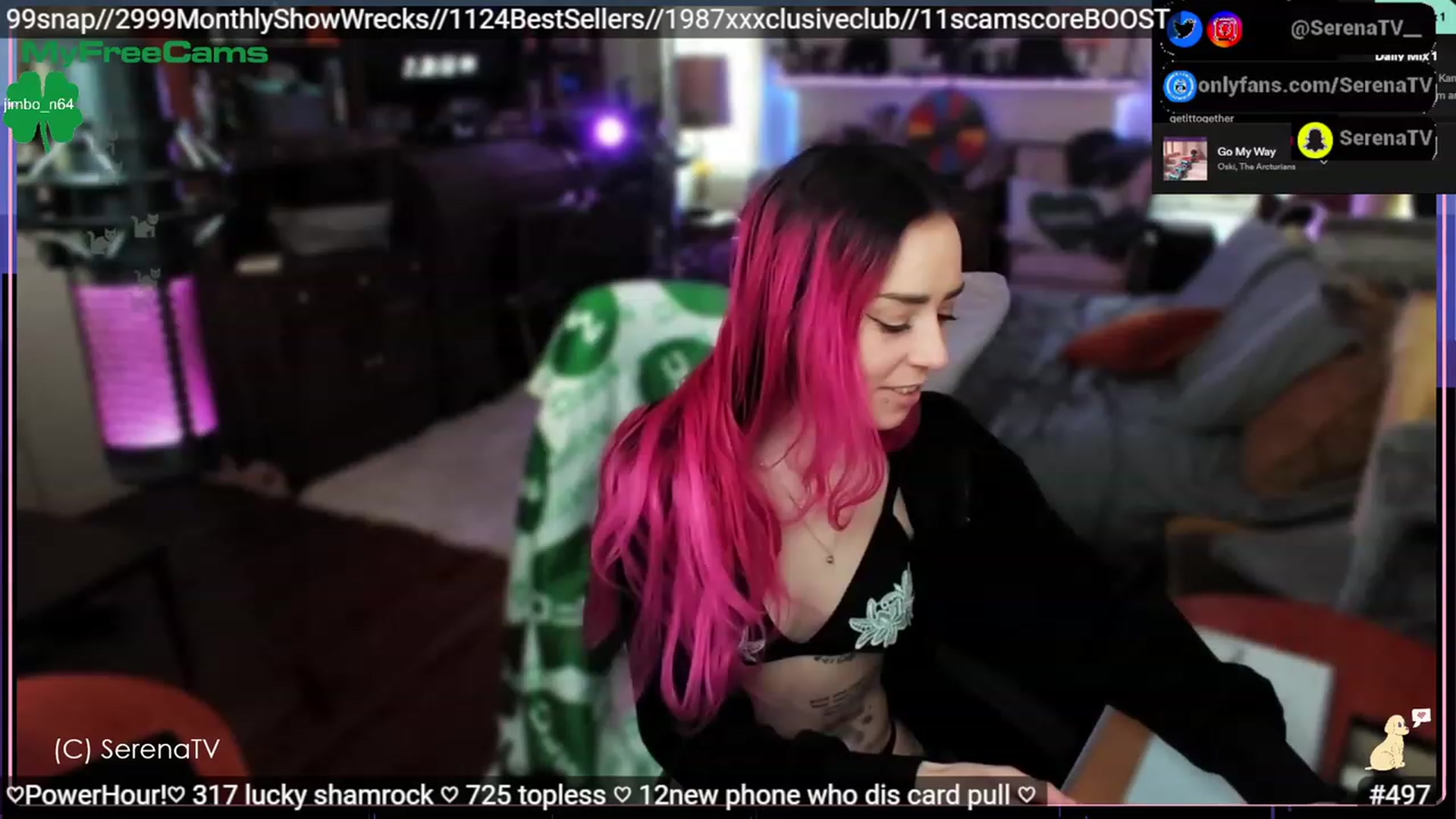 Gallery image thumbnail from serenatv's myfreecams stream on, 03/22/2023, 20:06 image 5 of 20