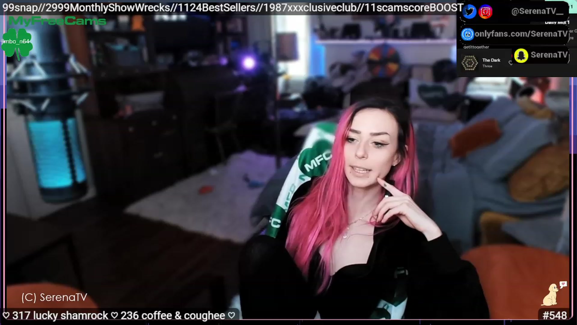 Gallery image thumbnail from serenatv's myfreecams stream on, 03/26/2023, 20:38 image 6 of 20