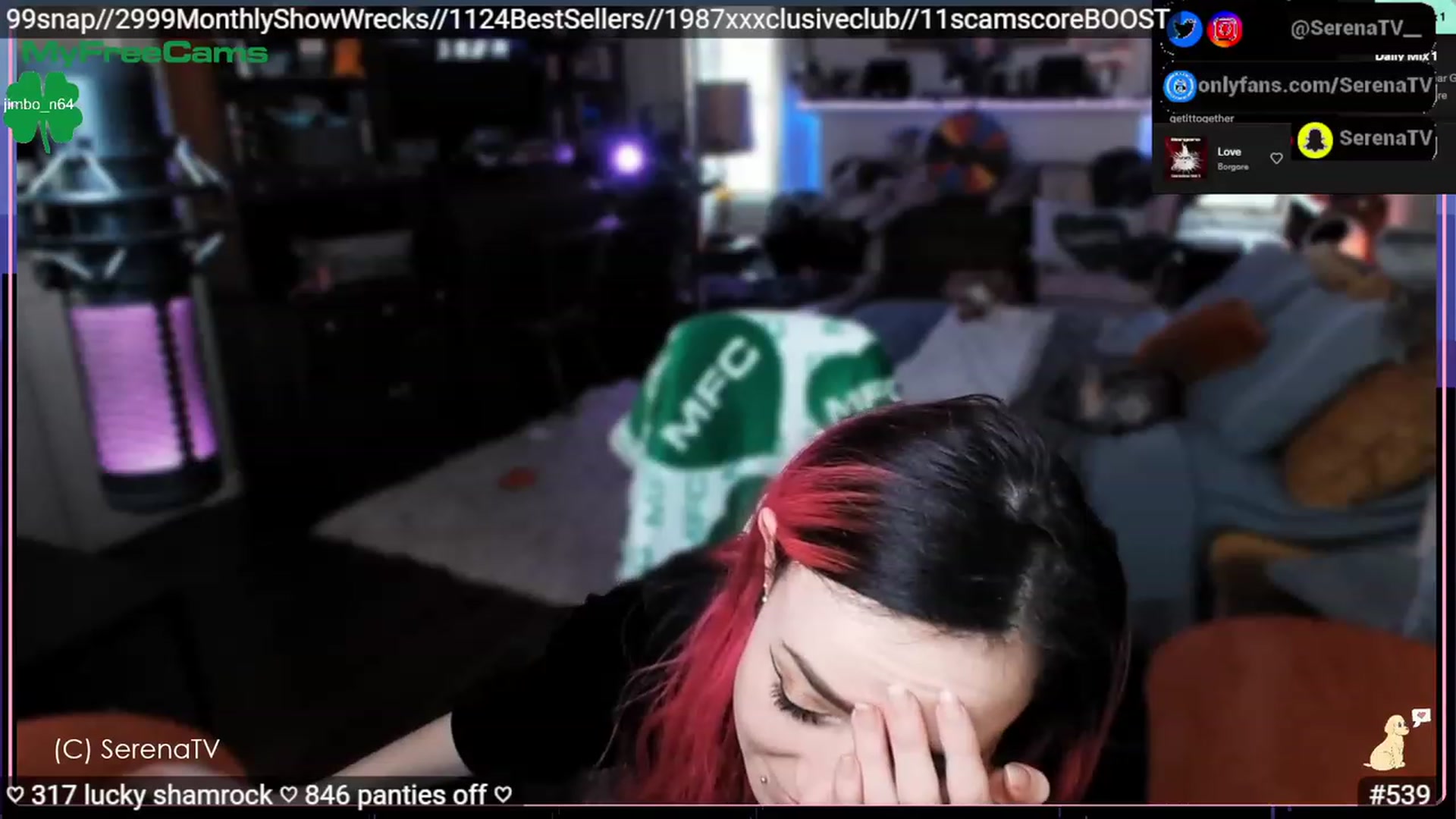 Gallery image thumbnail from serenatv's myfreecams stream on, 03/26/2023, 20:38 image 13 of 20
