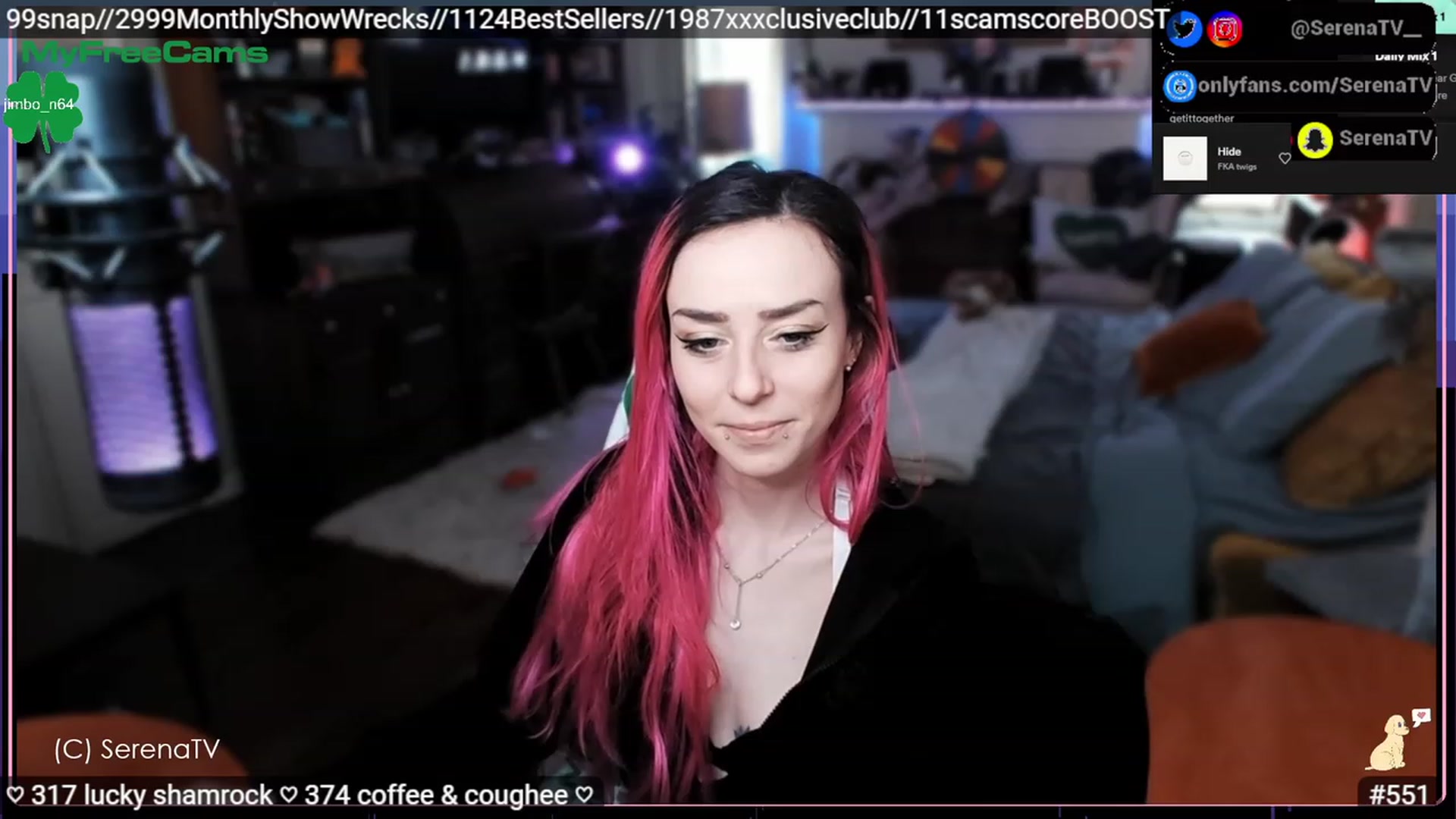 Gallery image thumbnail from serenatv's myfreecams stream on, 03/26/2023, 20:38 image 4 of 20