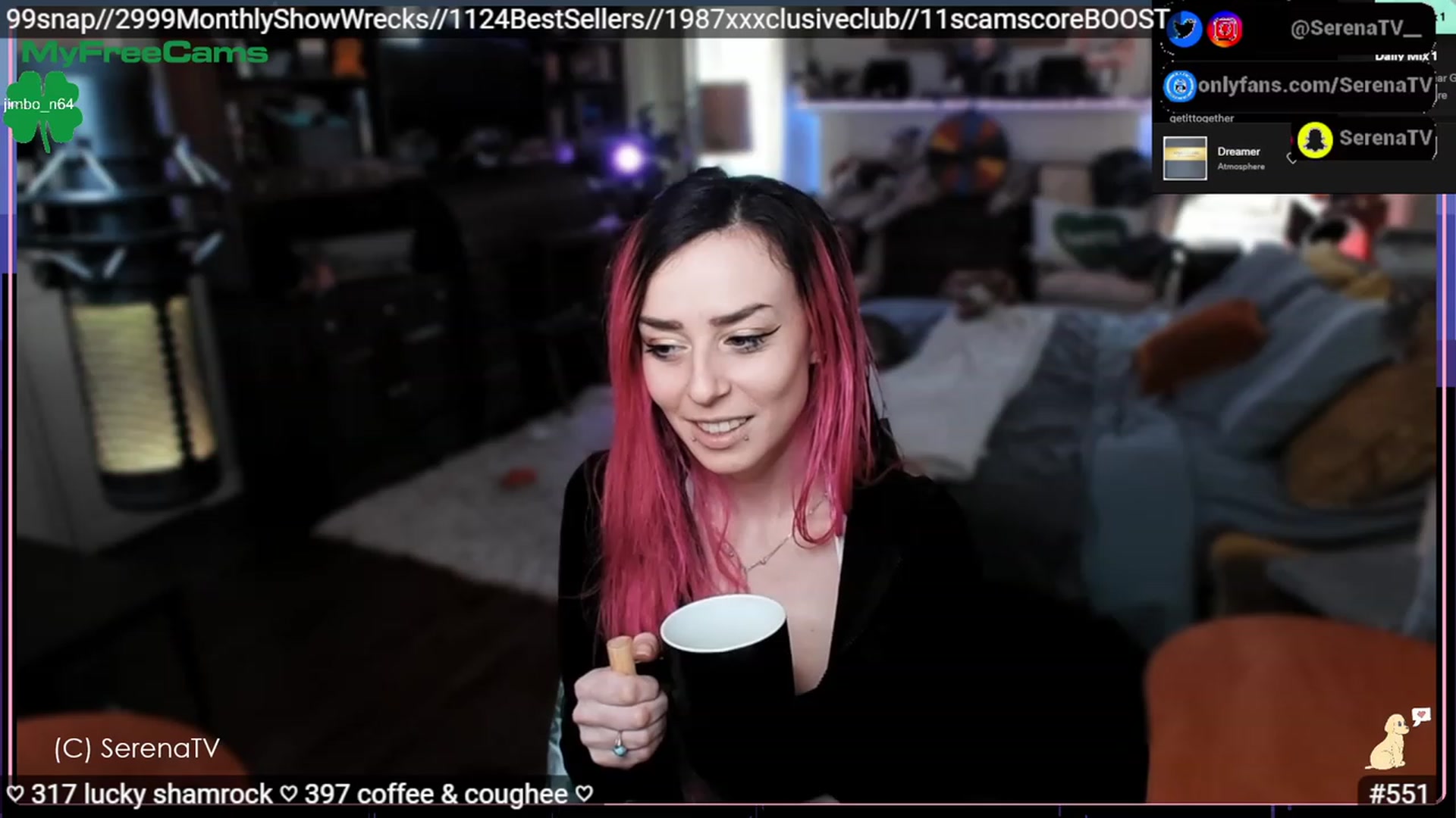 Gallery image thumbnail from serenatv's myfreecams stream on, 03/26/2023, 20:38 image 3 of 20