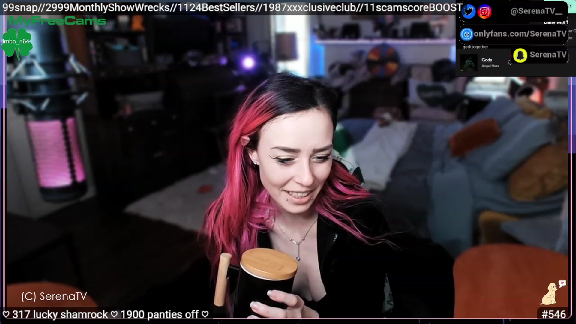 Gallery image thumbnail from serenatv's myfreecams stream on, 03/26/2023, 20:38 image 10 of 20