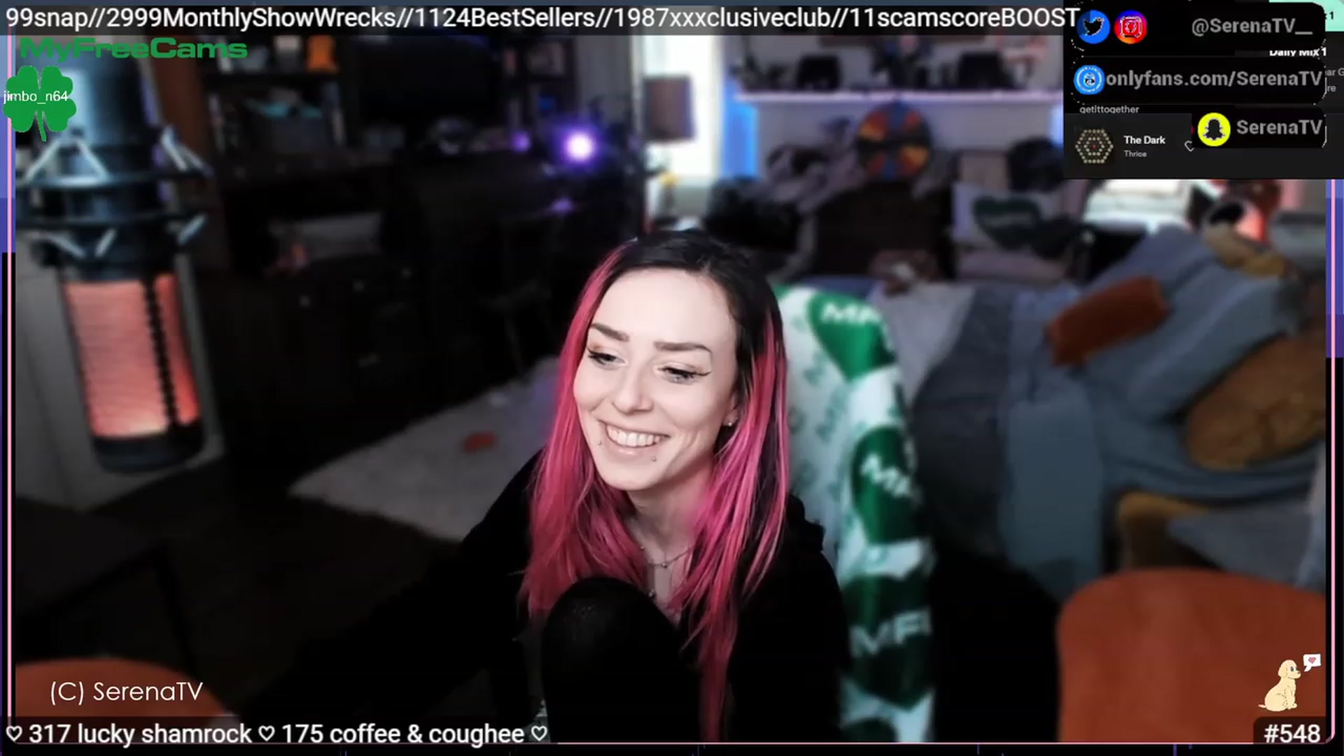 Gallery image thumbnail from serenatv's myfreecams stream on, 03/26/2023, 20:38 image 7 of 20