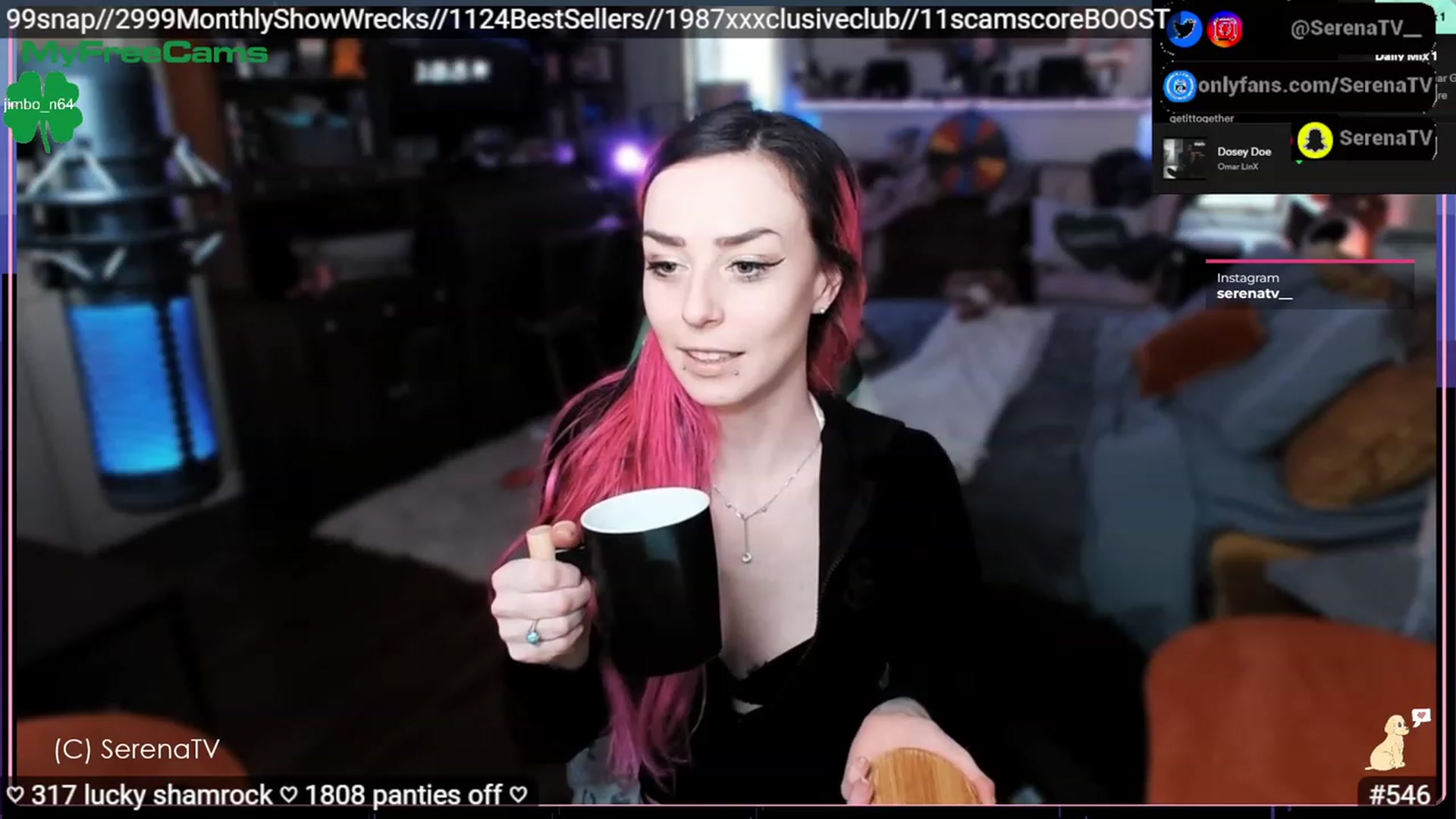 Gallery image thumbnail from serenatv's myfreecams stream on, 03/26/2023, 20:38 image 11 of 20