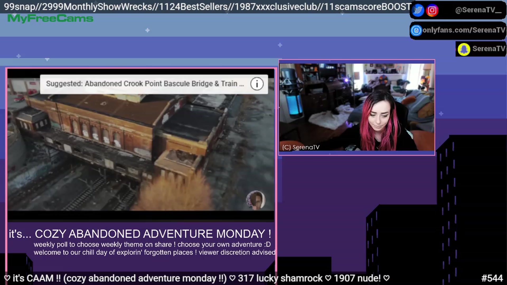 Gallery image thumbnail from serenatv's myfreecams stream on, 03/27/2023, 19:15 image 13 of 20